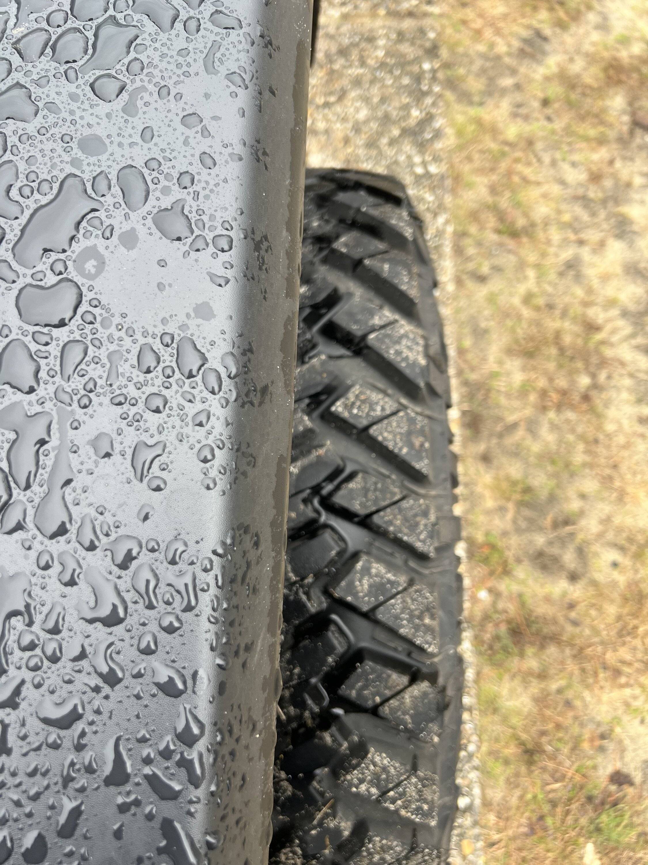Jeep Gladiator Wheel offset to get optimal tire poke? IMG_0566