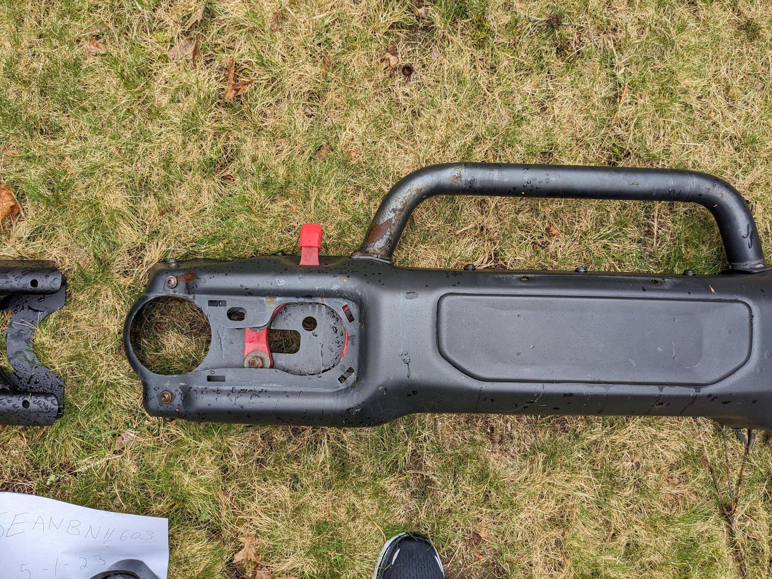 Jeep Gladiator $100 Metal front stubby bumper with LED fog lights PXL_20230501_140053741