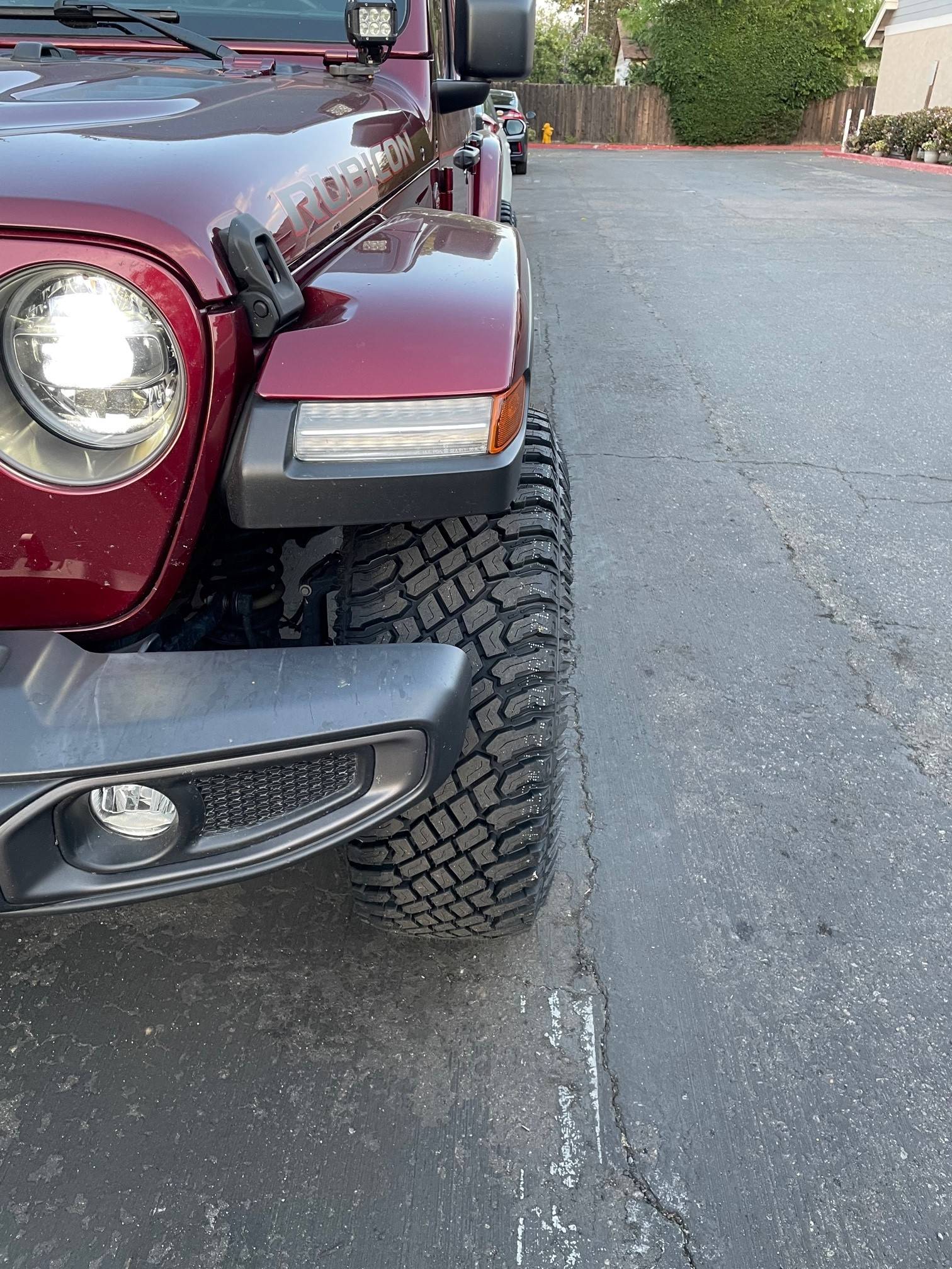 Jeep Gladiator Wheel/Tire Offset Help jeep after 3