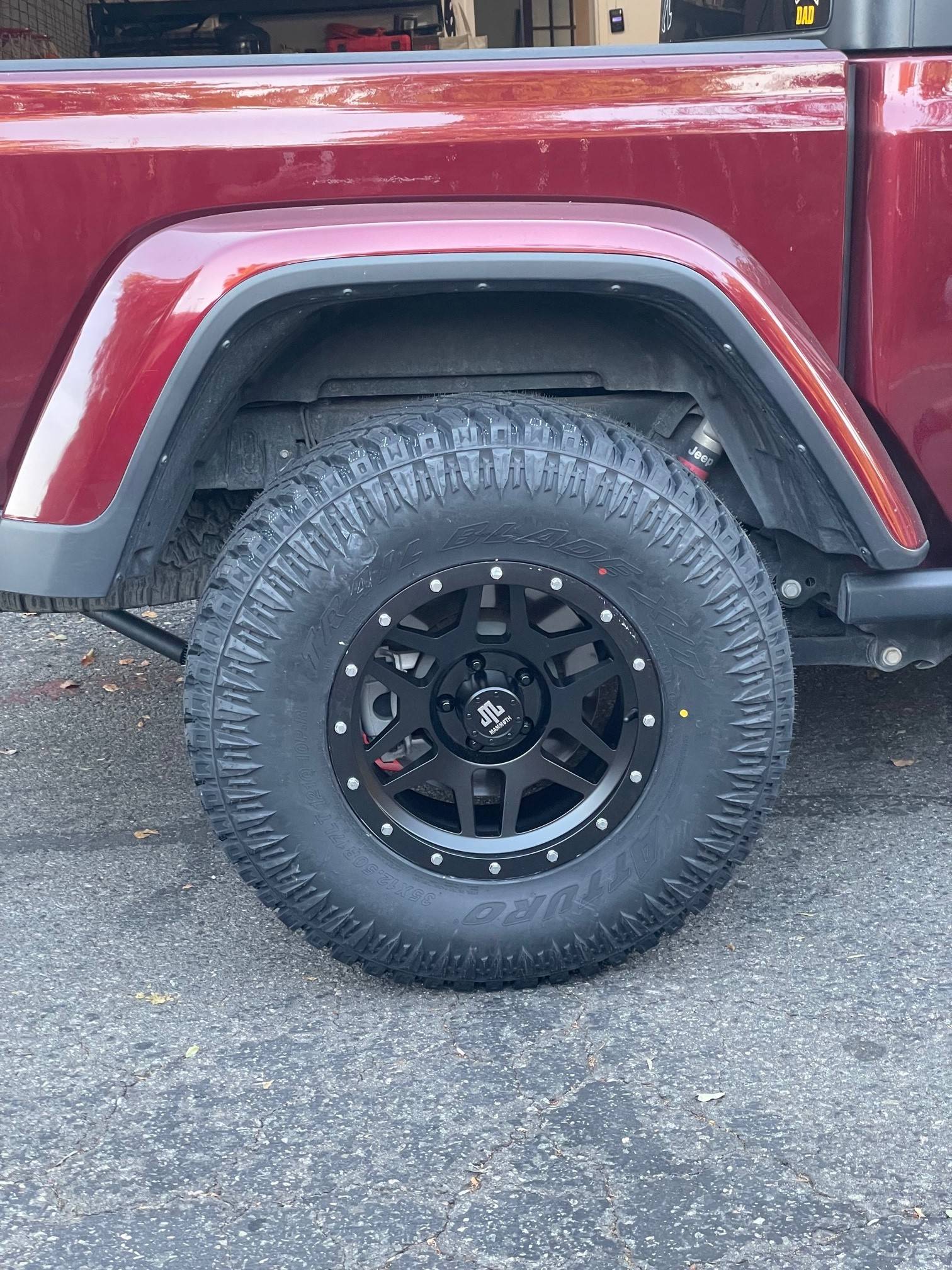 Jeep Gladiator Wheel/Tire Offset Help jeep after 4