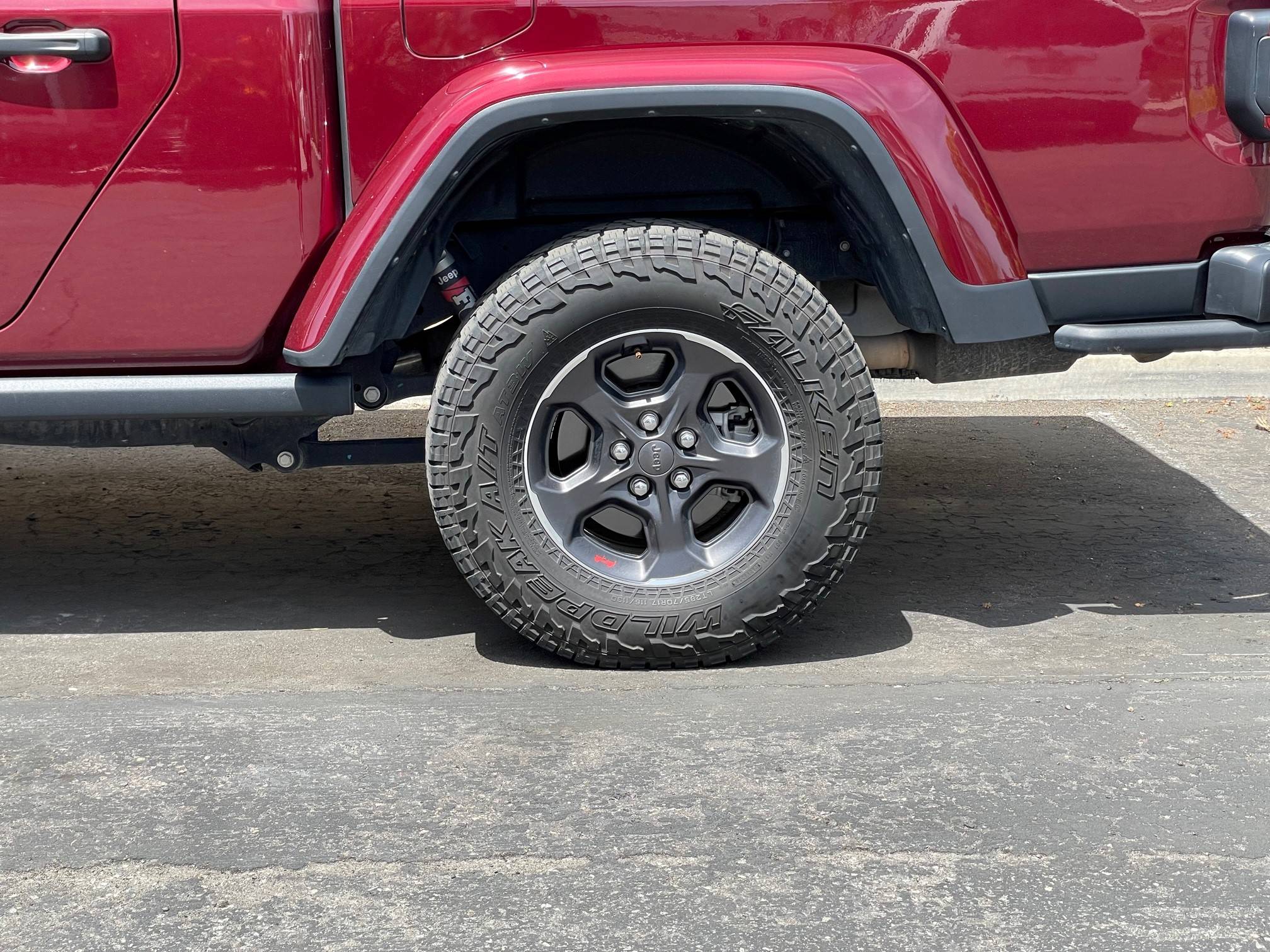 Jeep Gladiator Wheel/Tire Offset Help jeep before 2
