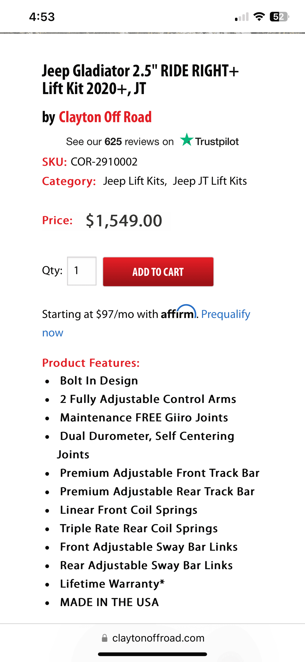 Jeep Gladiator $4000 budget for lift and rims and tires. B7AACA65-CEC6-4EDA-9125-0F212A297CDE