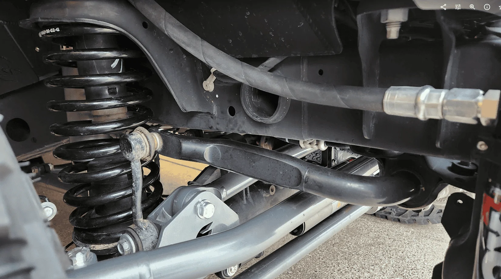 Jeep Gladiator Synergy Front Track Bar Relocation Bracket and Drag Link Flip = End Link Length Question 1683082090726