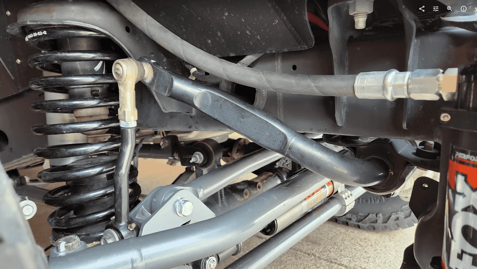 Jeep Gladiator Synergy Front Track Bar Relocation Bracket and Drag Link Flip = End Link Length Question 1683082131146