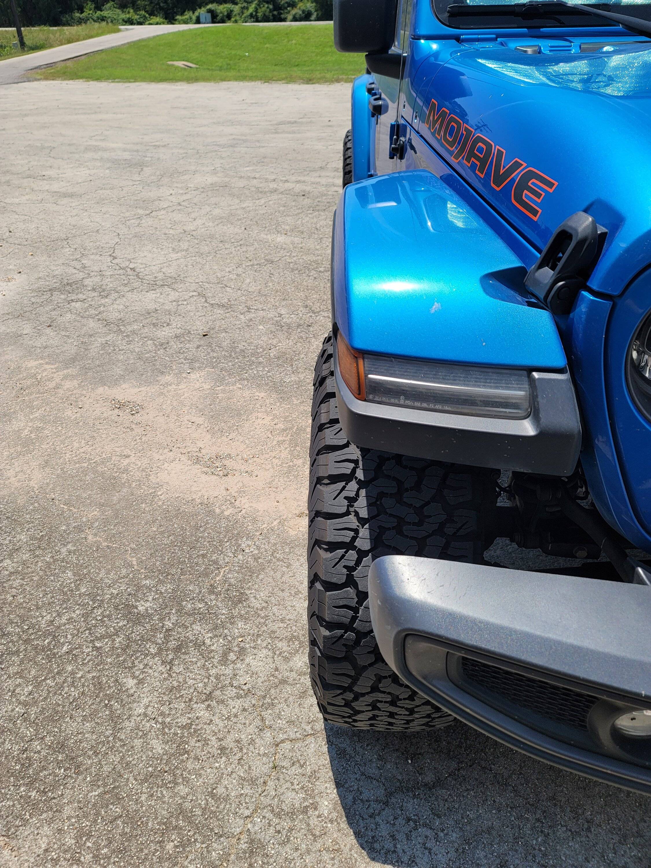 Jeep Gladiator Wheel offset to get optimal tire poke? 20230503_123836