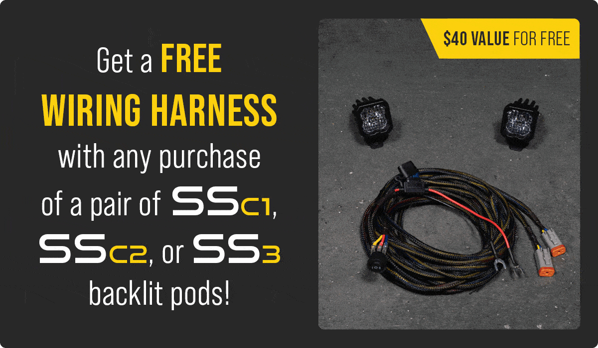 Jeep Gladiator SSC1 1" LED Pods | Diode Dynamics CItSylV