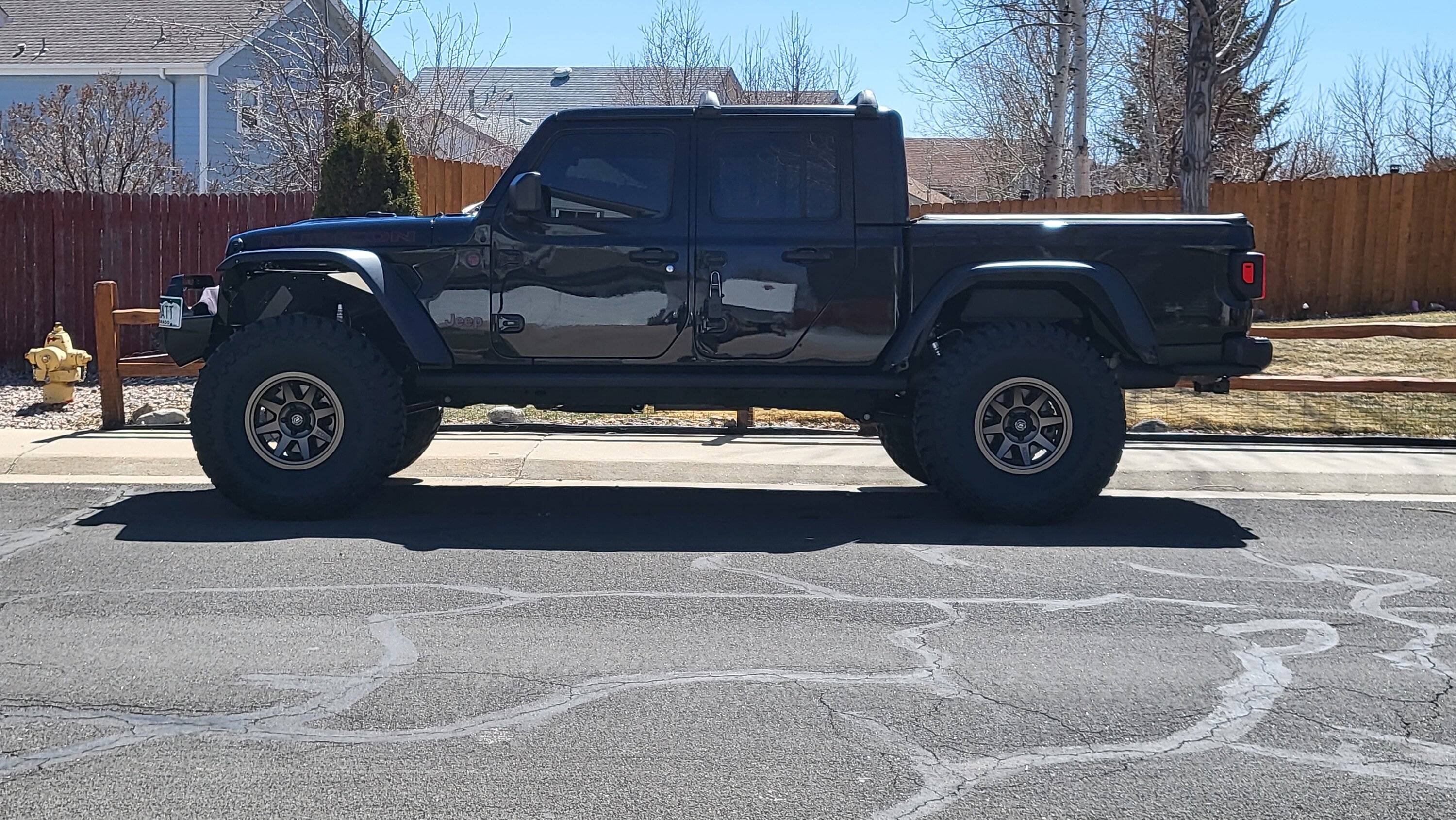 Jeep Gladiator Rear fenders chop done... Jee