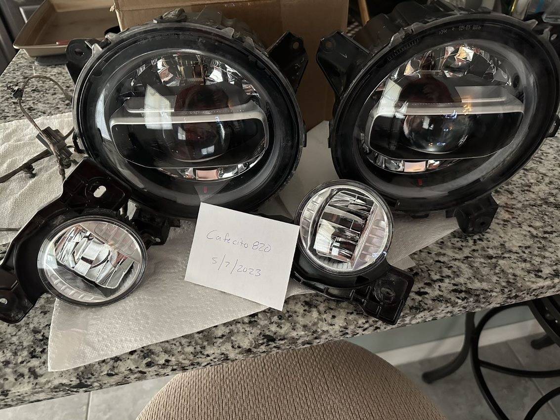 Jeep Gladiator Mopar LED Headlights and Fog Lights - $800 Username