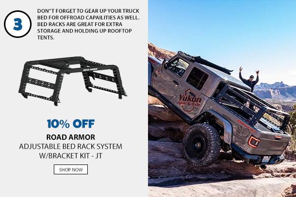 Jeep Gladiator Top Five Parts for your JT in Spring 2023? top_JT_3_roadarmor_rack