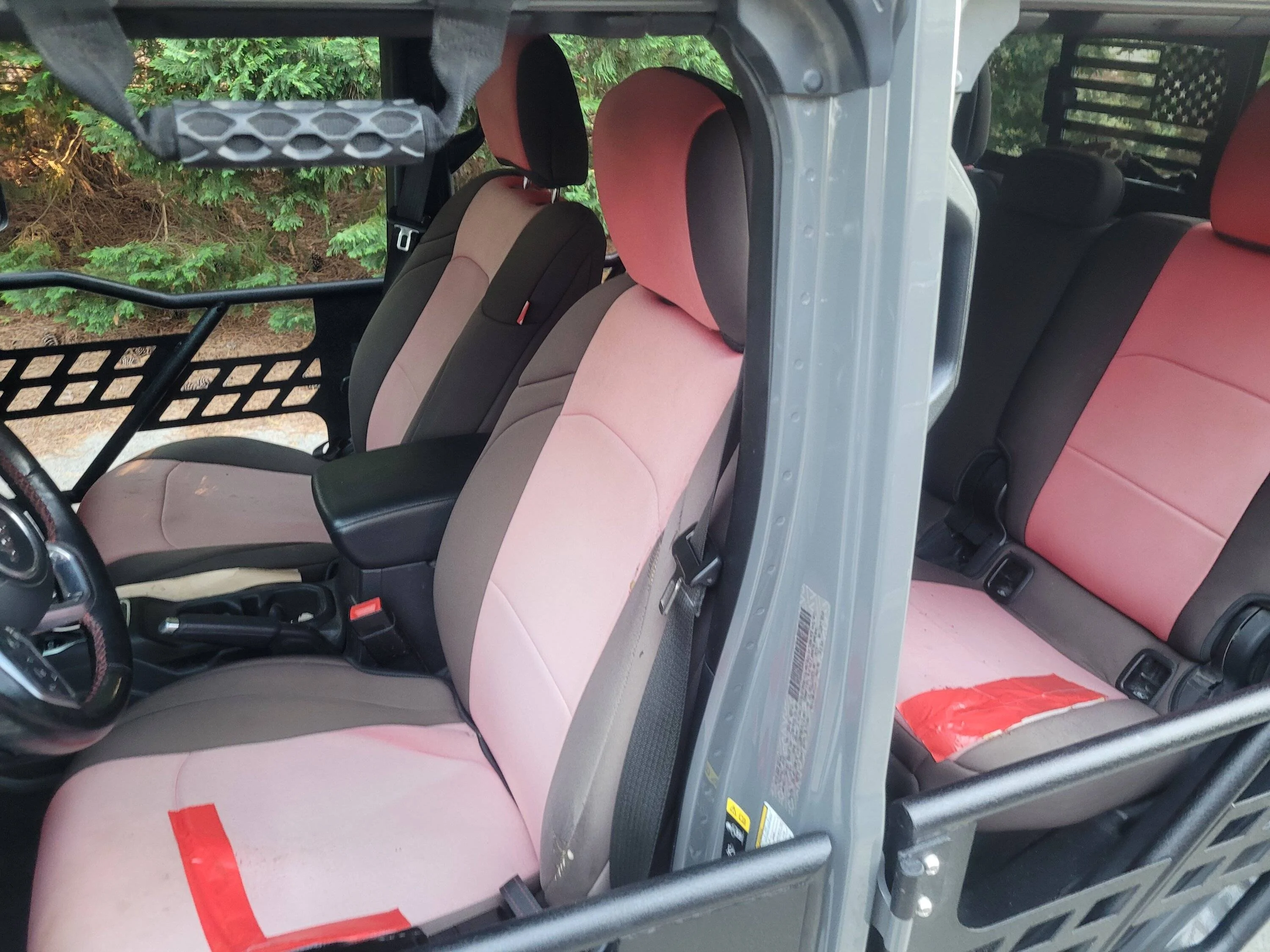 Jeep Gladiator Installed Diver Down seats (thoughts and results) 20230509_192846