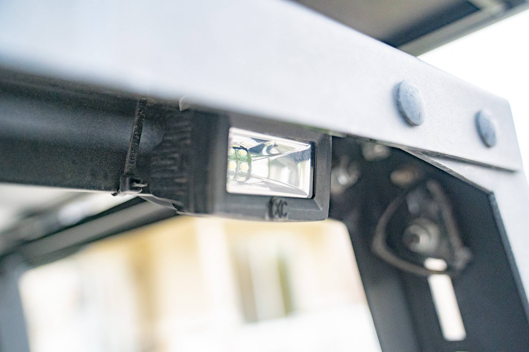 Jeep Gladiator Bed Rack, Tonneau, & Lights Camper Setup DSC08867