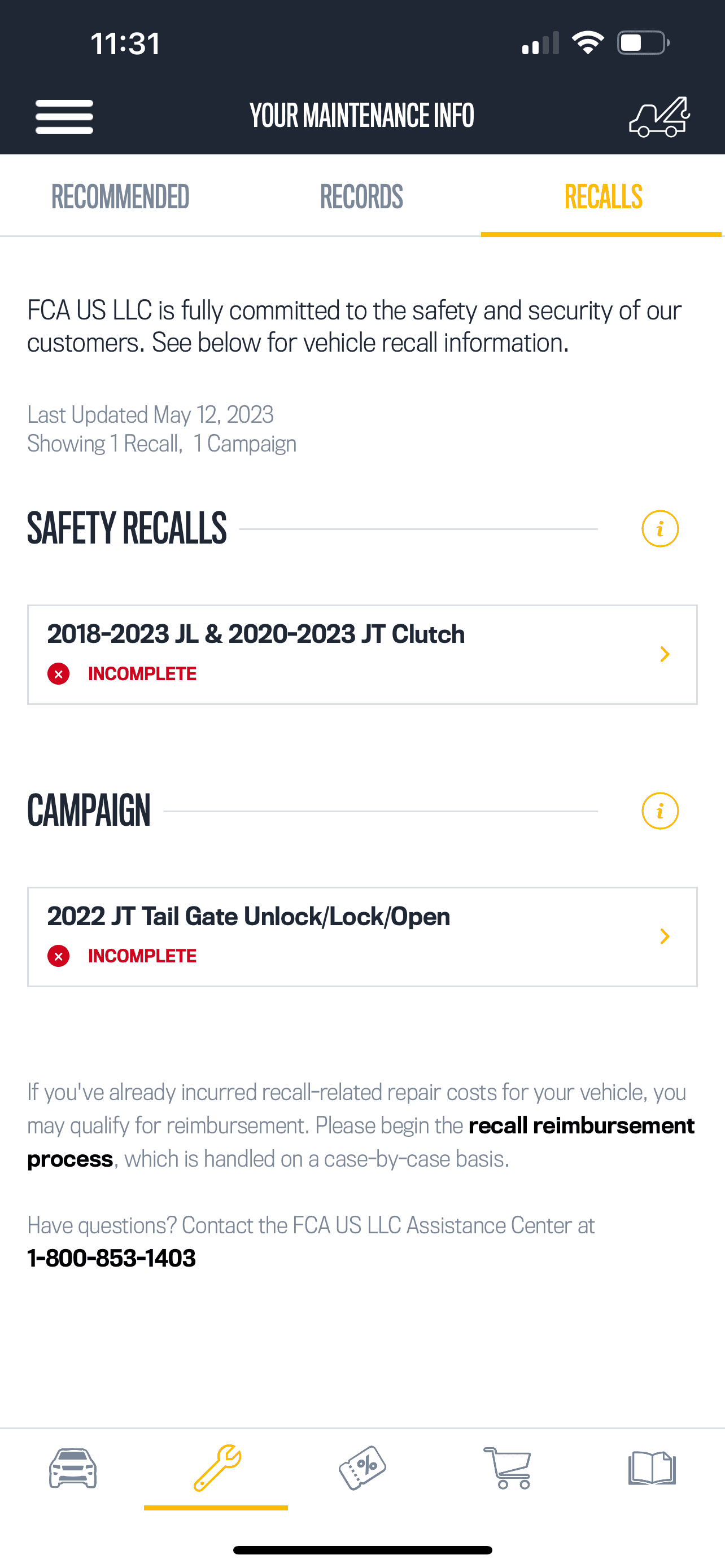 Jeep Gladiator ZE2 Tail Gate Latch Recall IMG_1981