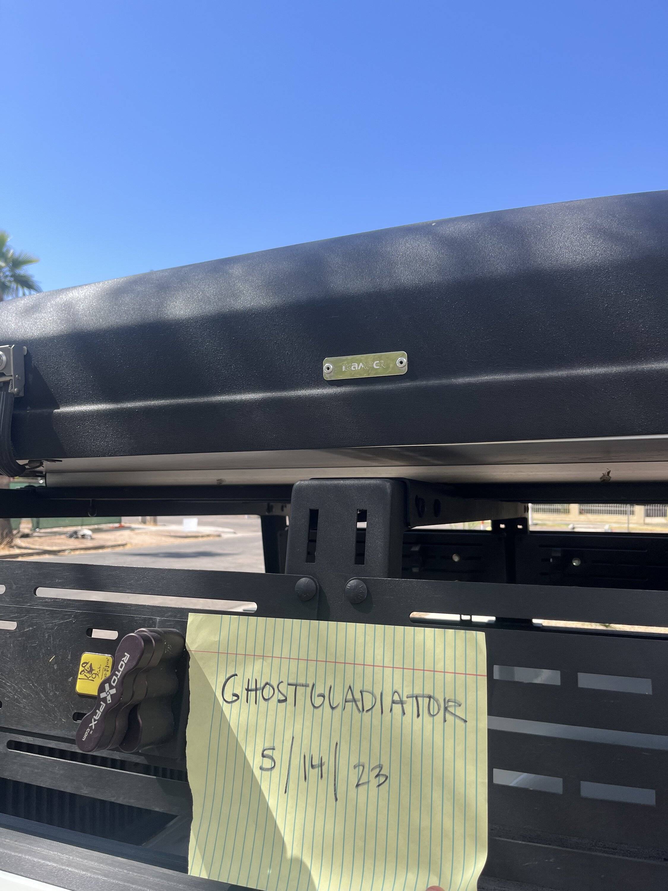 Jeep Gladiator iKamper mini 2.0 rooftop tent + Rebel XPLOR half rack BC9BC16A-F828-4D7F-A8AD-6F1432EC1D26