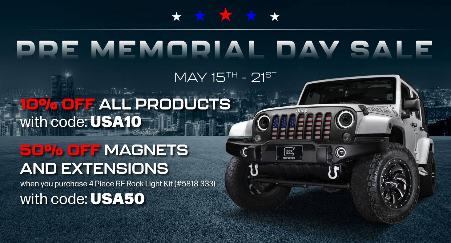 Jeep Gladiator ORACLE Lighting: A Patriotic Promotion pre-memorialday-promo-email