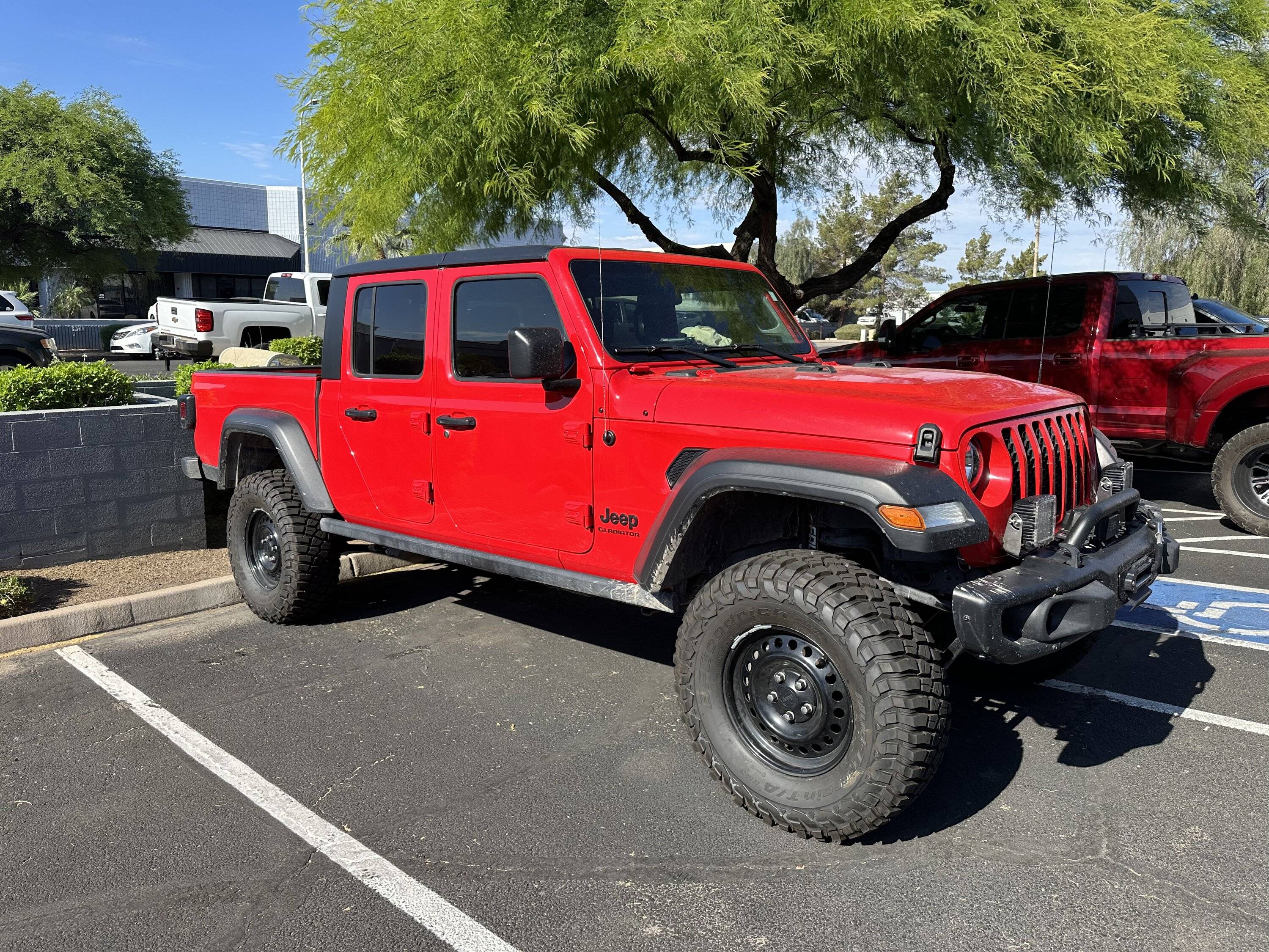 Jeep Gladiator Lets see those Sport S Gladiators with 35" tires and wheels !! 417D0BFF-1E6D-4467-BBE7-63ADC91CD0EC