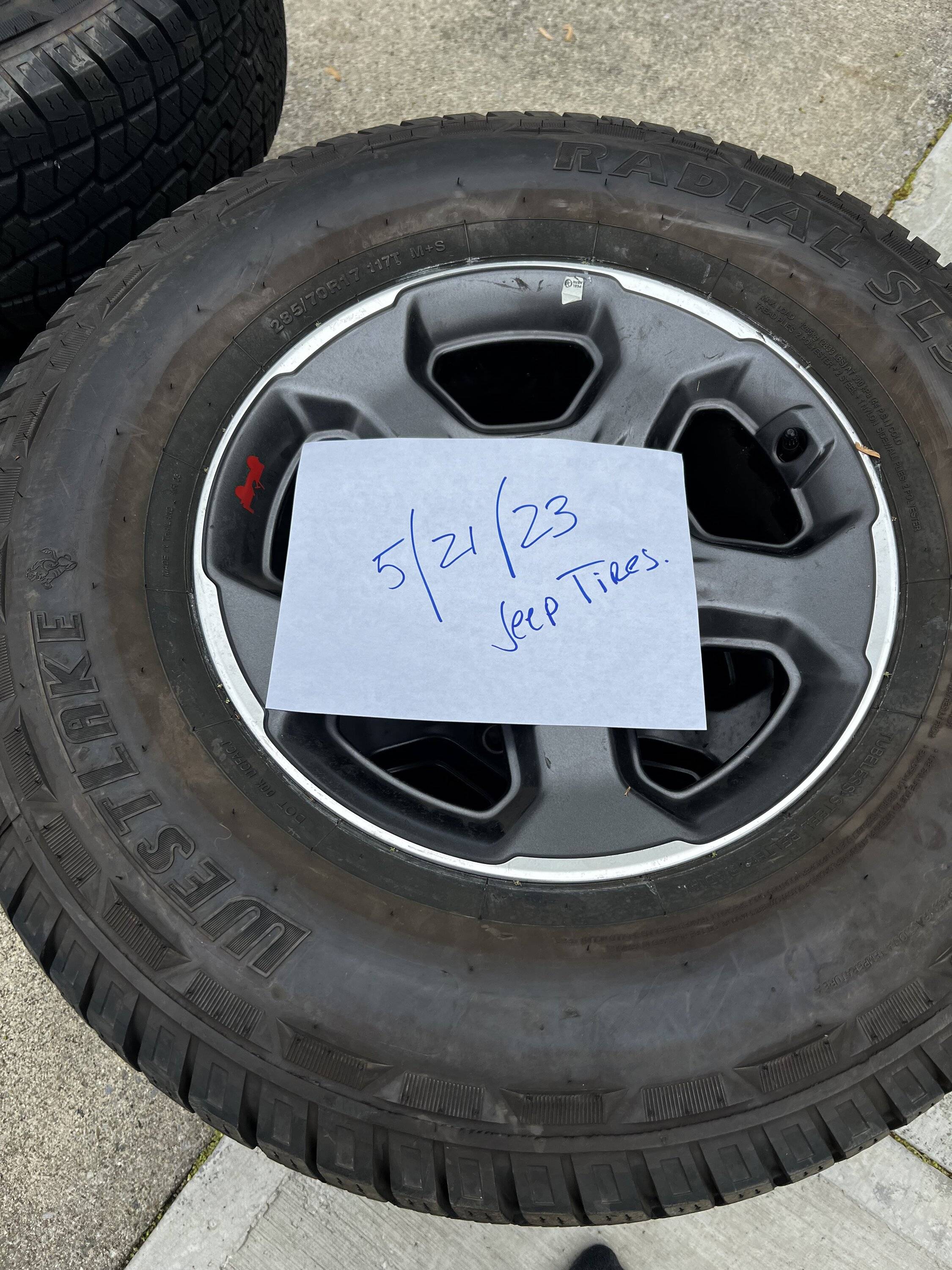 Jeep Gladiator Rubicon wheels with tires reduced $250 IMG_8583