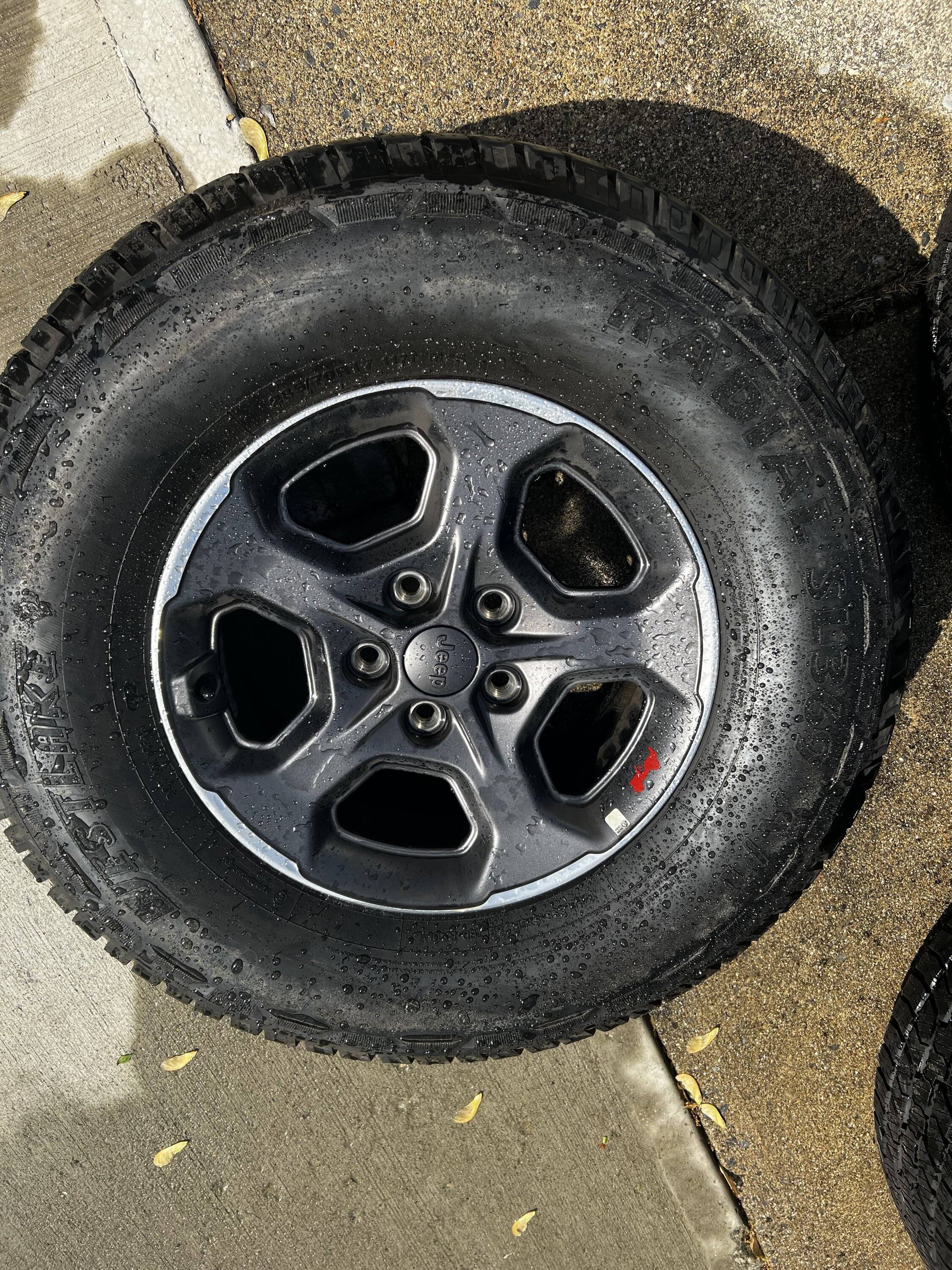 Jeep Gladiator Rubicon wheels with tires reduced $250 IMG_8520