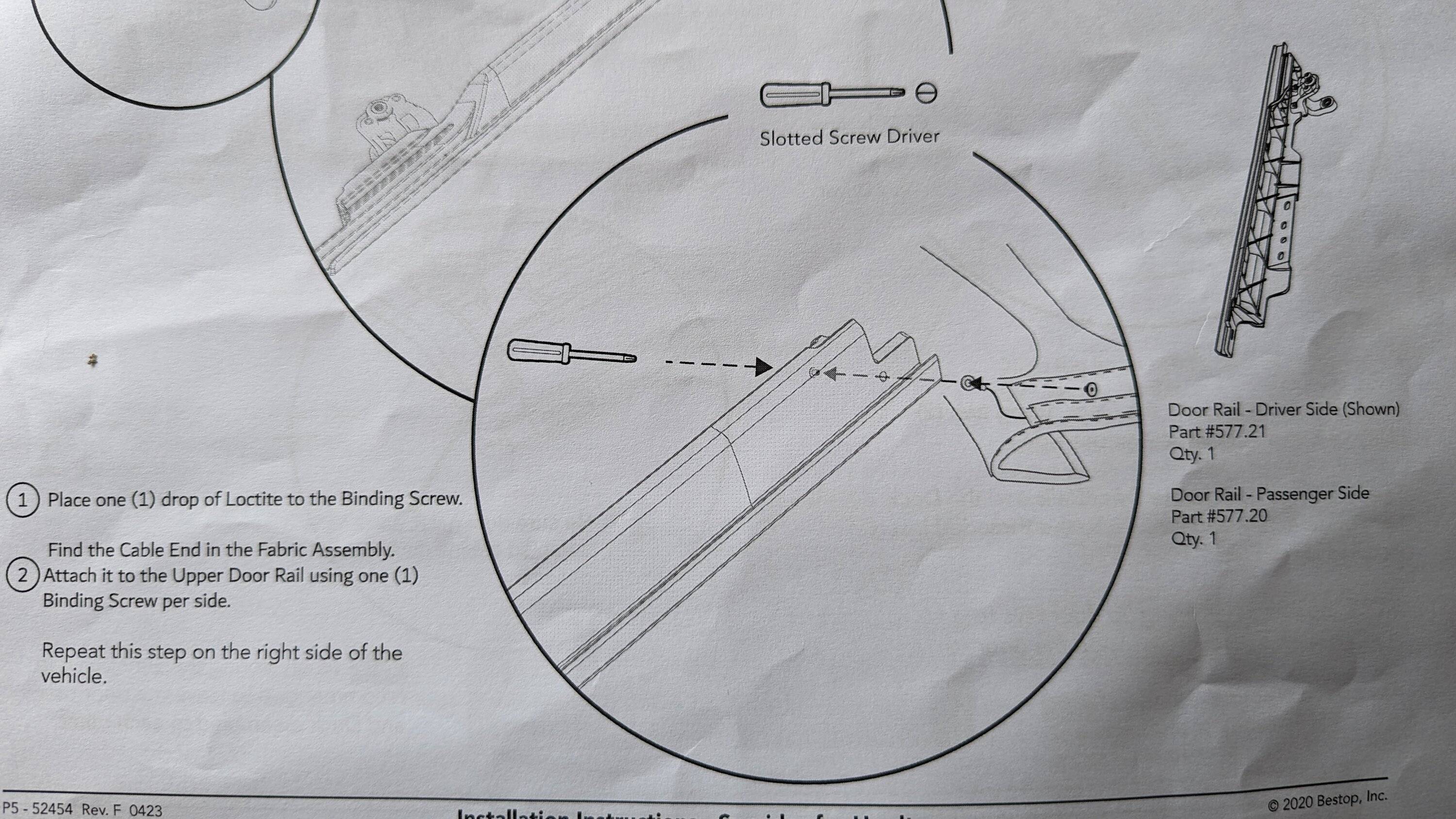 Jeep Gladiator Bestop Sunrider Update - No more "z clips" PXL_20230522_113131757