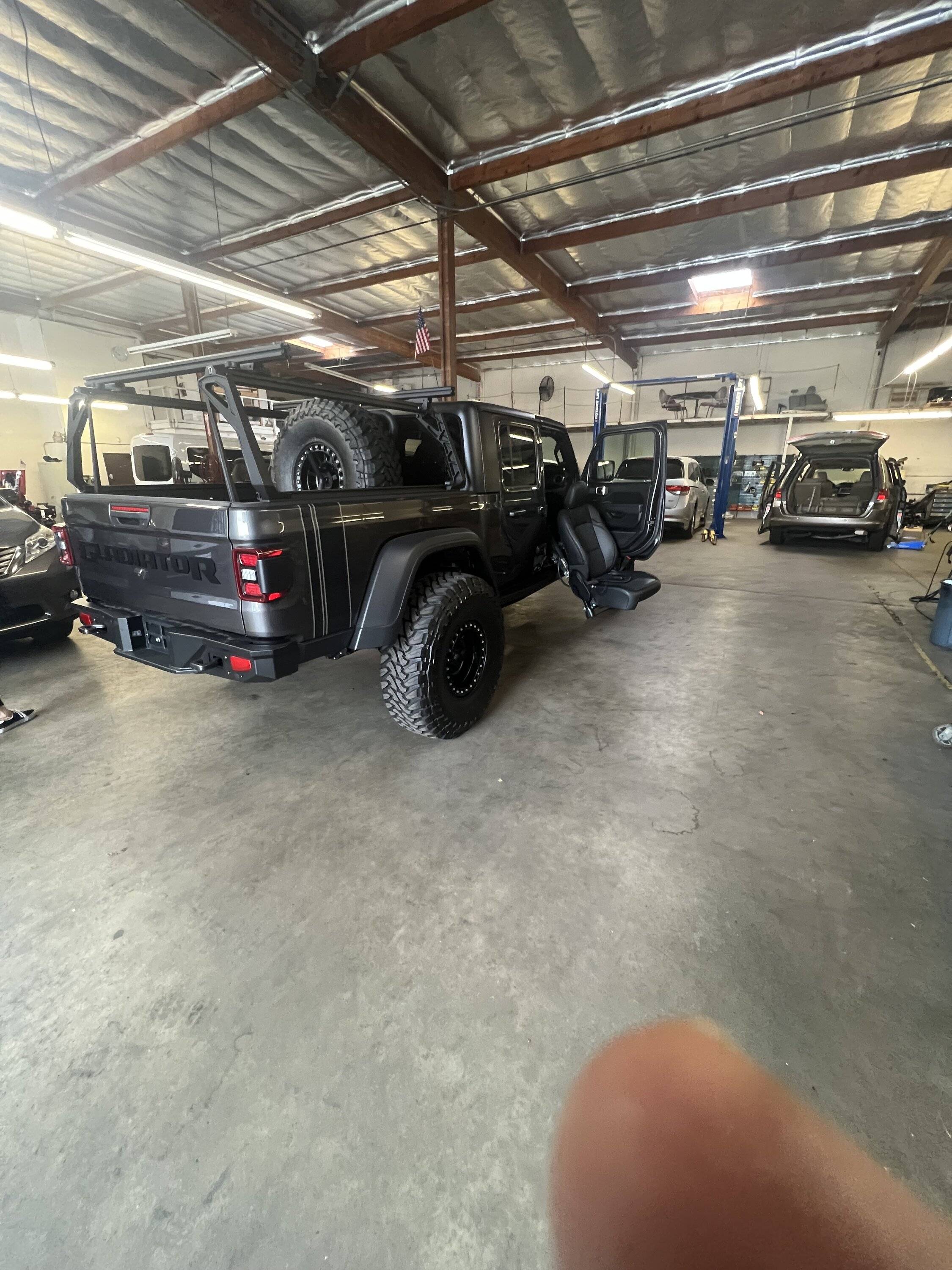 Jeep Gladiator Wheelchair Bound Passengers IMG_9937