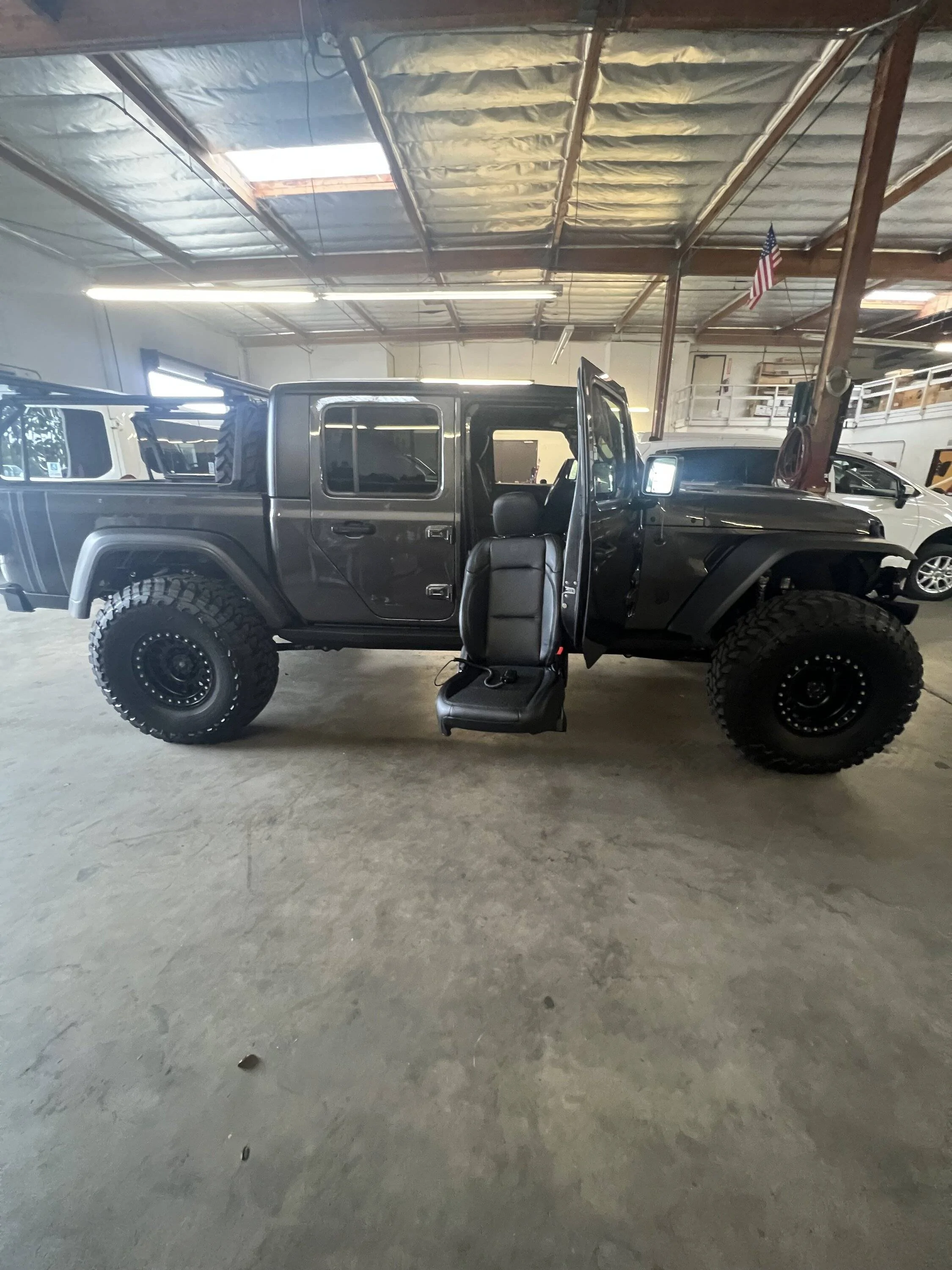 Jeep Gladiator Wheelchair Bound Passengers IMG_9938