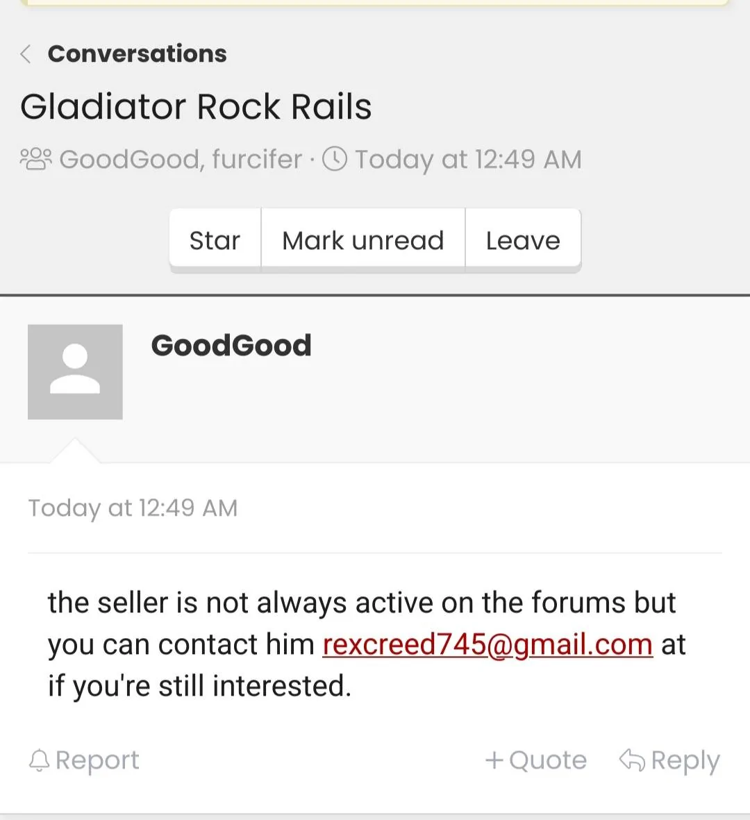 Jeep Gladiator possible scammer Screenshot_20230522_180436_Firefox