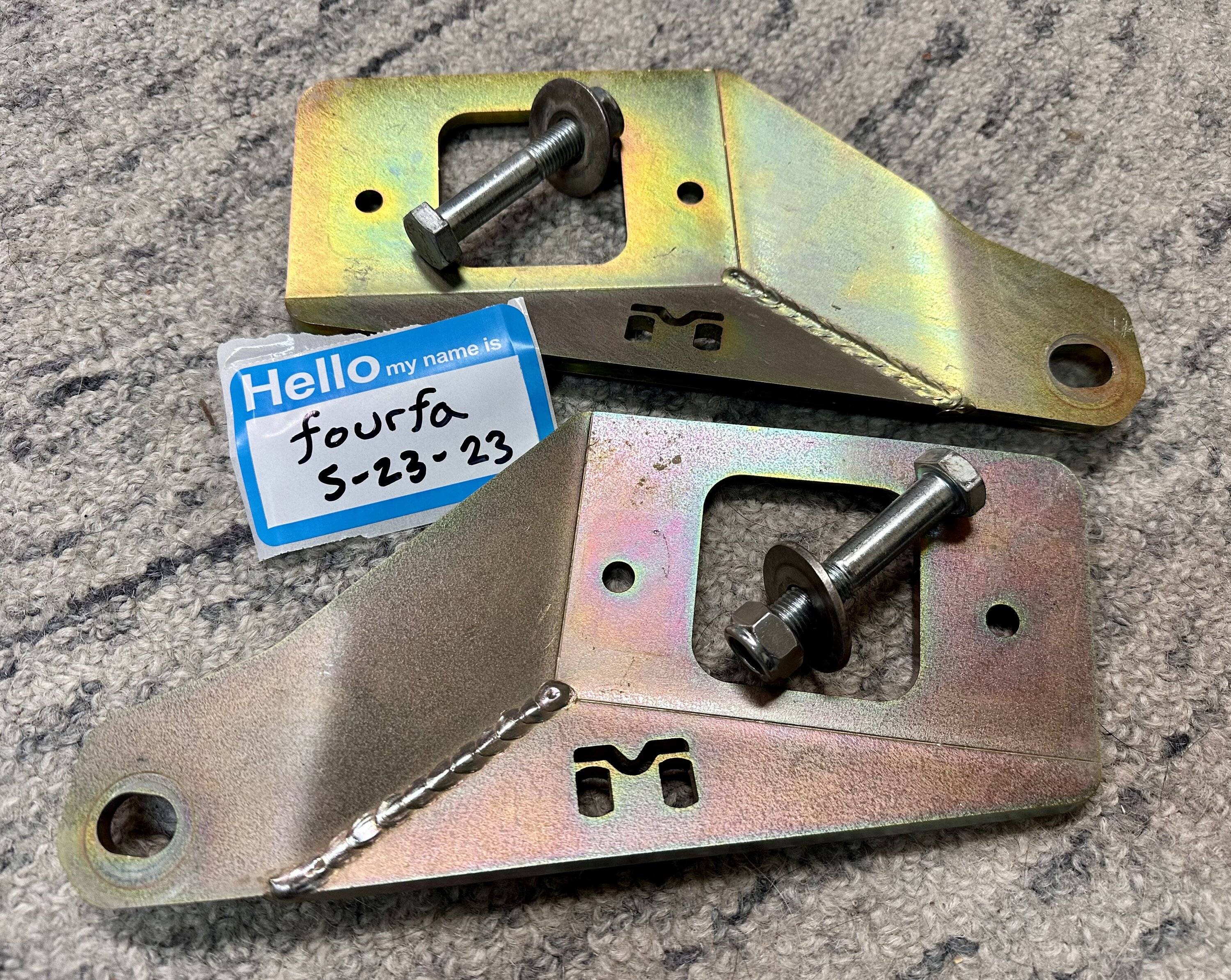 Jeep Gladiator Metalcloak rear swaybar reinforcement brackets IMG_1930