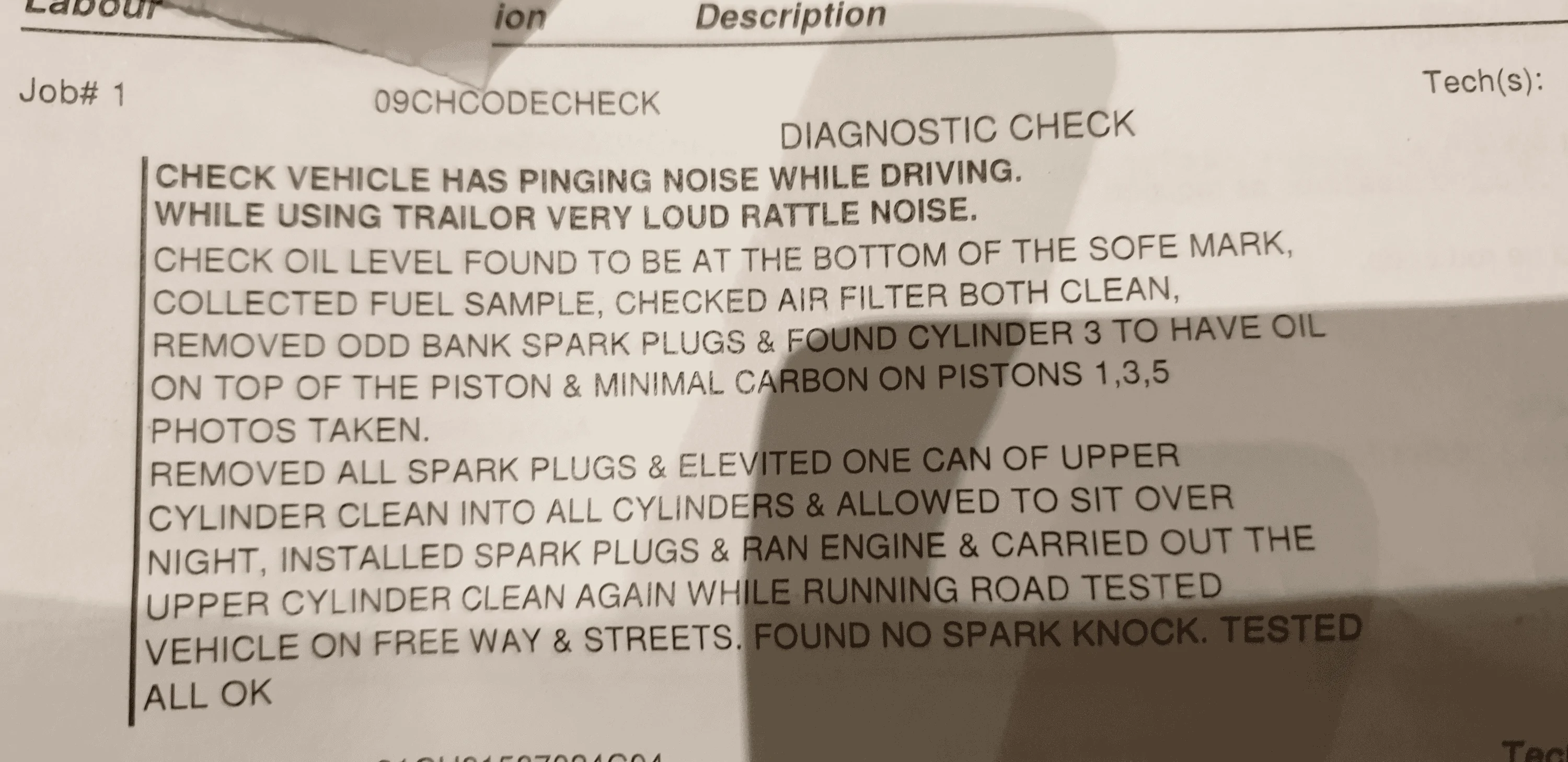 Jeep Gladiator 2022 Gladiator (3.6ltr V6 GPEC 2) pinging at very low throttle settings 1684959310025