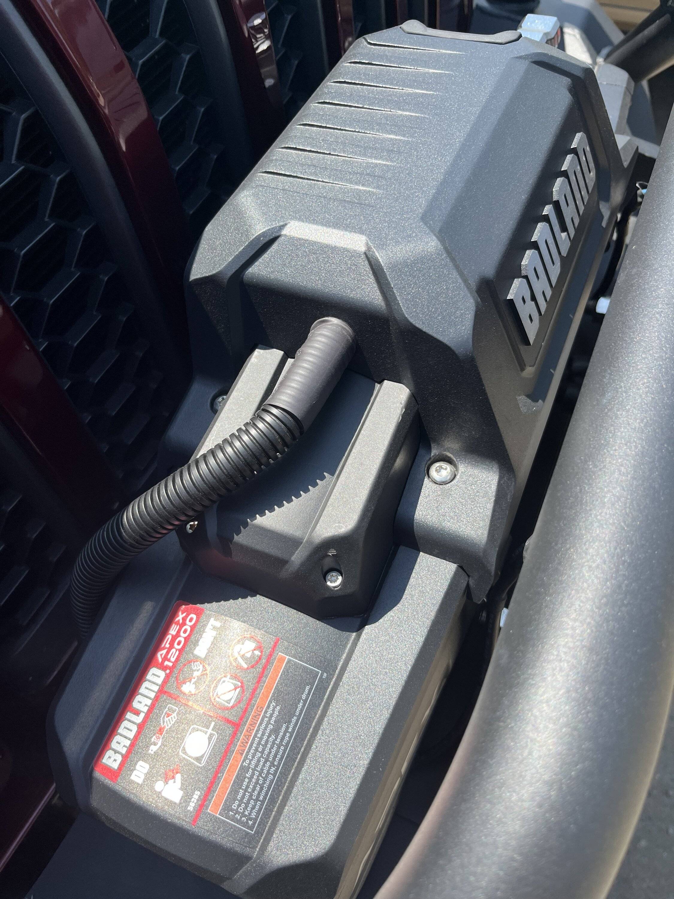 Jeep Gladiator Evo Mfg Quarter Pounder and Badlands Winch IMG_1242