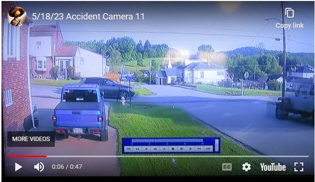 Jeep Gladiator Hit and run in front of the house 5.18.23 Accident