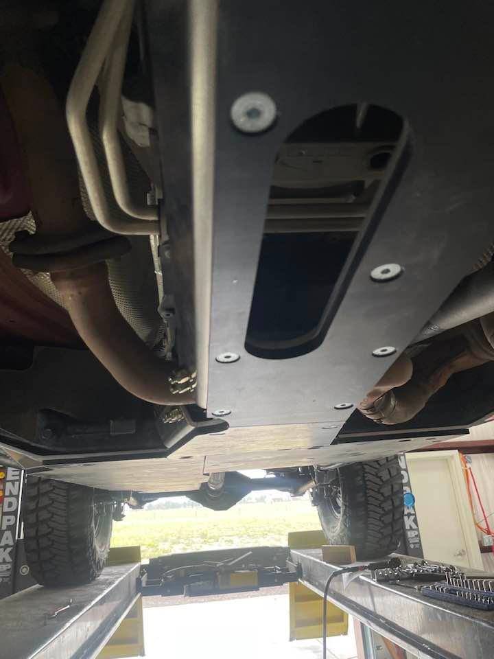 Jeep Gladiator Motobilt Skid Plate System Installed - Armored Up 289336433_10219468540375099_5904735874179898790_n