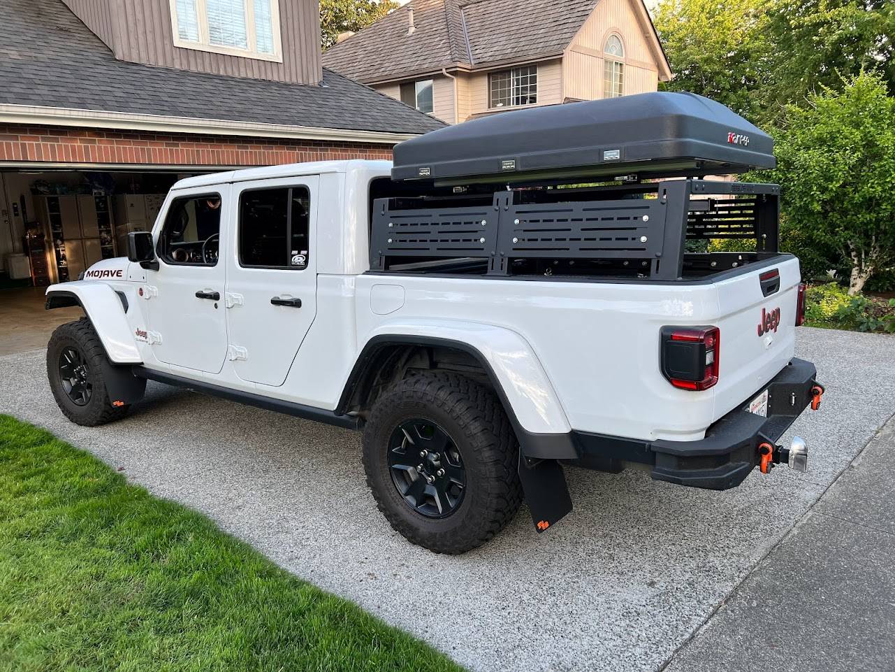 Jeep Gladiator Full overlanding setup (Rebel Offroad XPLOR half height Bed Rack, Decked Drawer System, ikamper skycamp 2.0 mini) IMG_1169