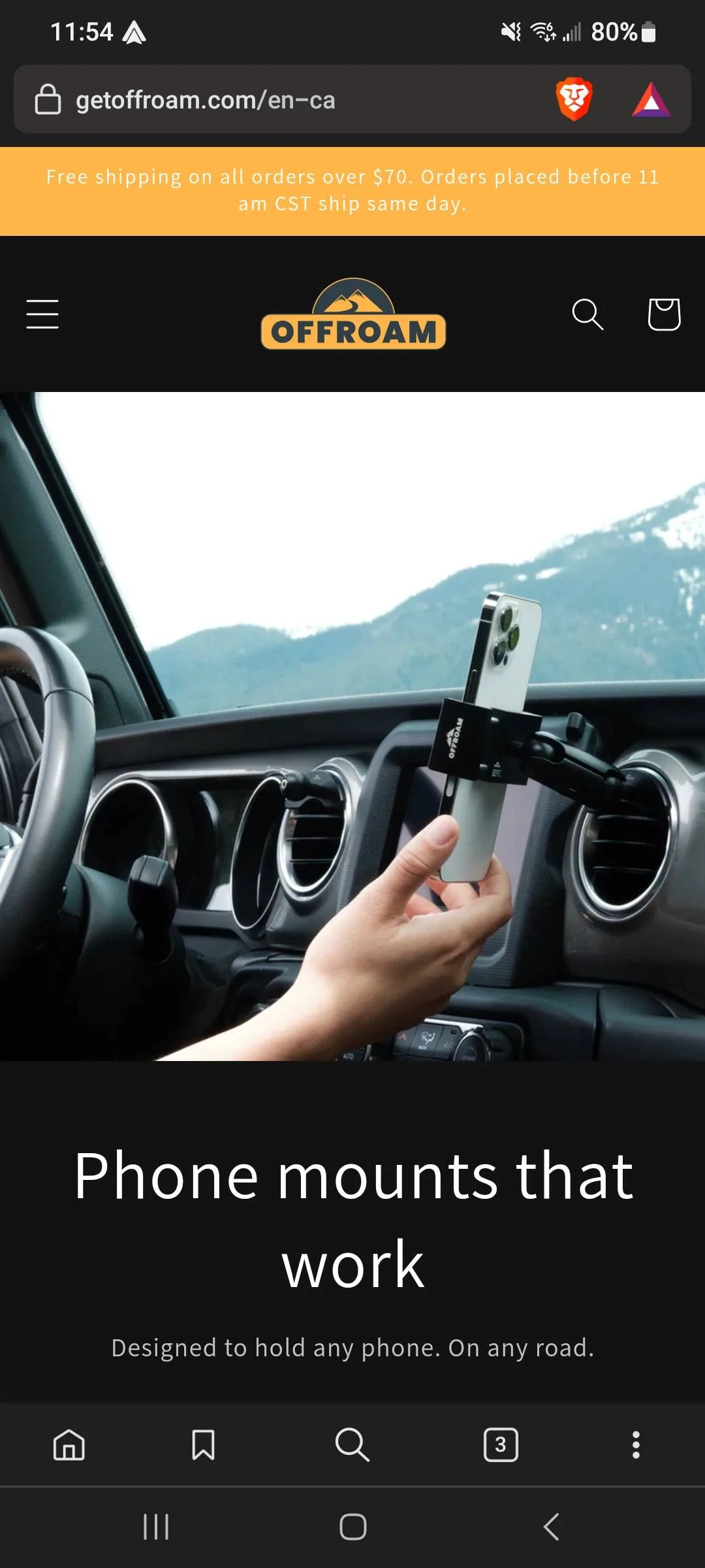Jeep Gladiator Need ideas on phone mount solutions Screenshot_20230529_115411_Brav