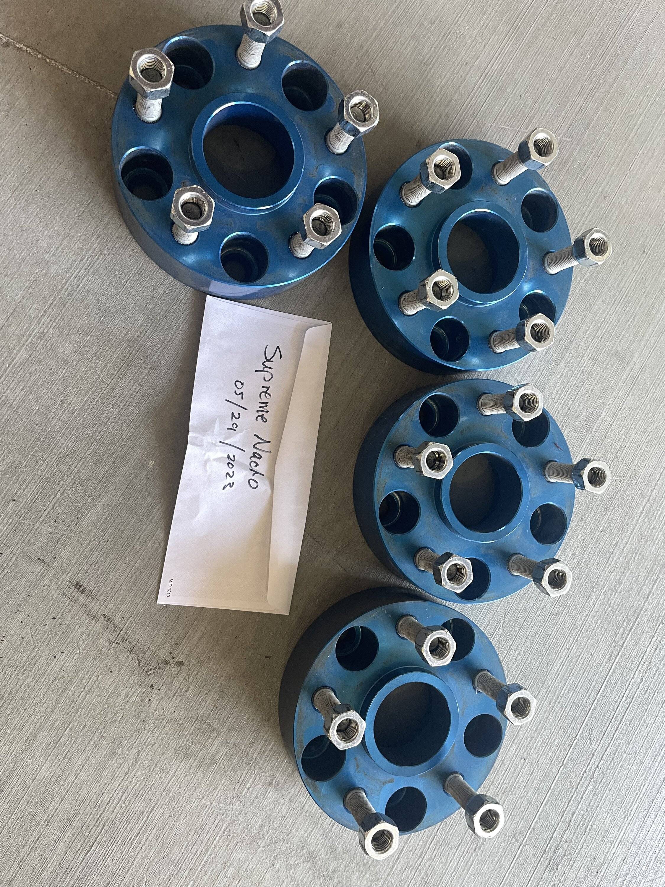 Jeep Gladiator Spidertrax wheel spacers 5x127 $125 IMG_8993