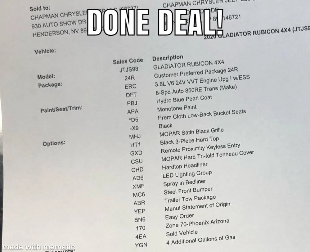 Jeep Gladiator HYDRO BLUE PEARL Gladiator JT Club 07FFEF1C-0BBB-44F7-8CF4-E16D2F5AB7CE