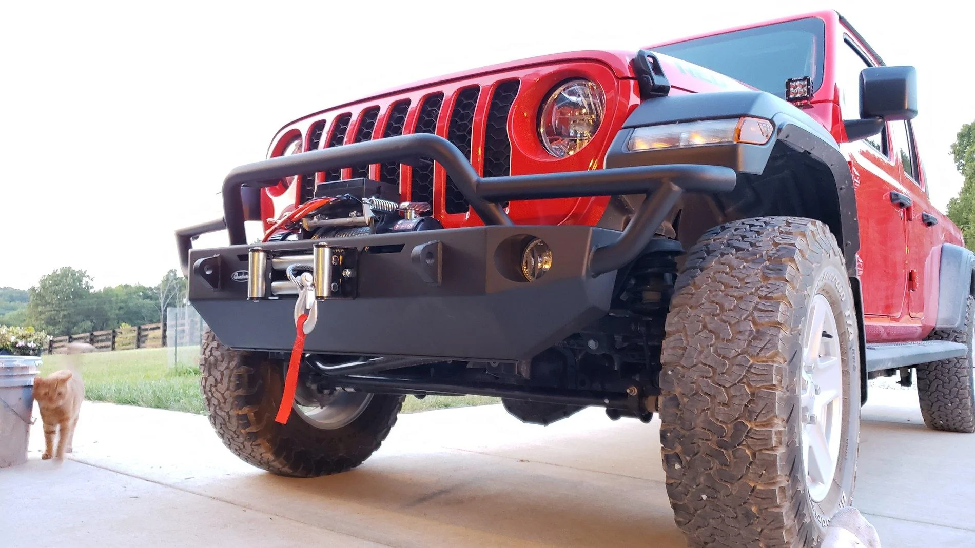 Jeep Gladiator Quadratec QRC bumper + Badland ZXR 12000 winch 20190910_200238
