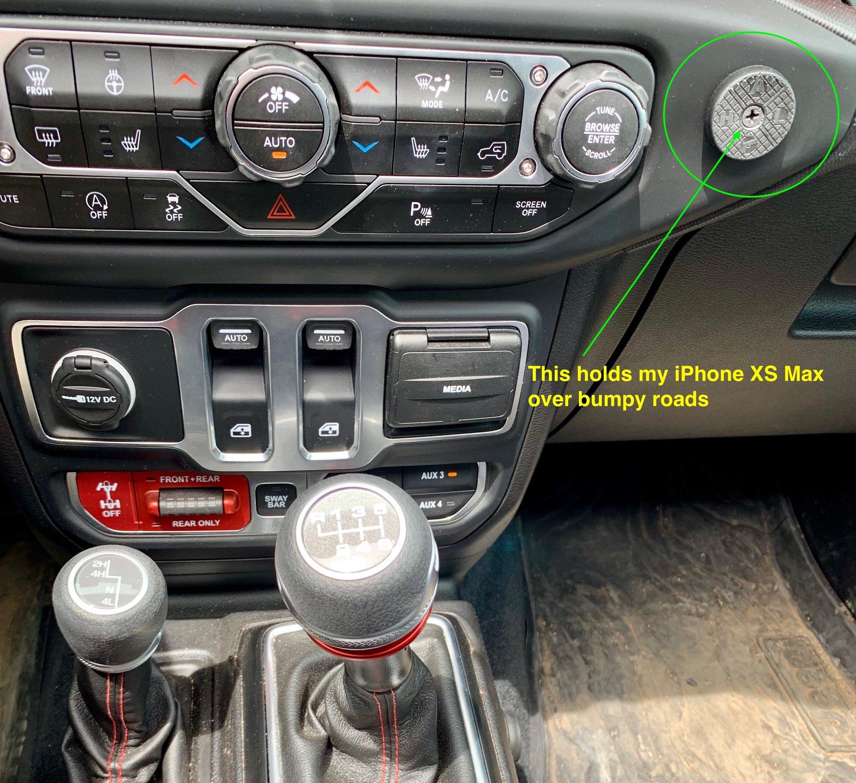 Jeep Gladiator Phone Solutions Magnets are fun