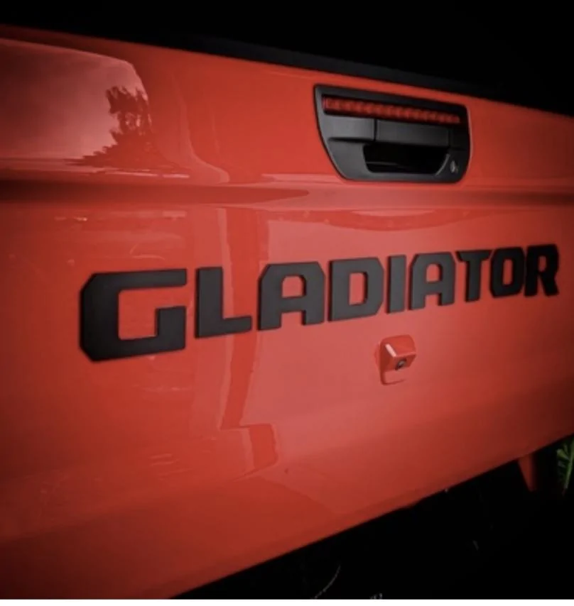 Jeep Gladiator Something different - tailgate badging kit 474D645C-6632-4E7F-A199-7C6BC4F222AB