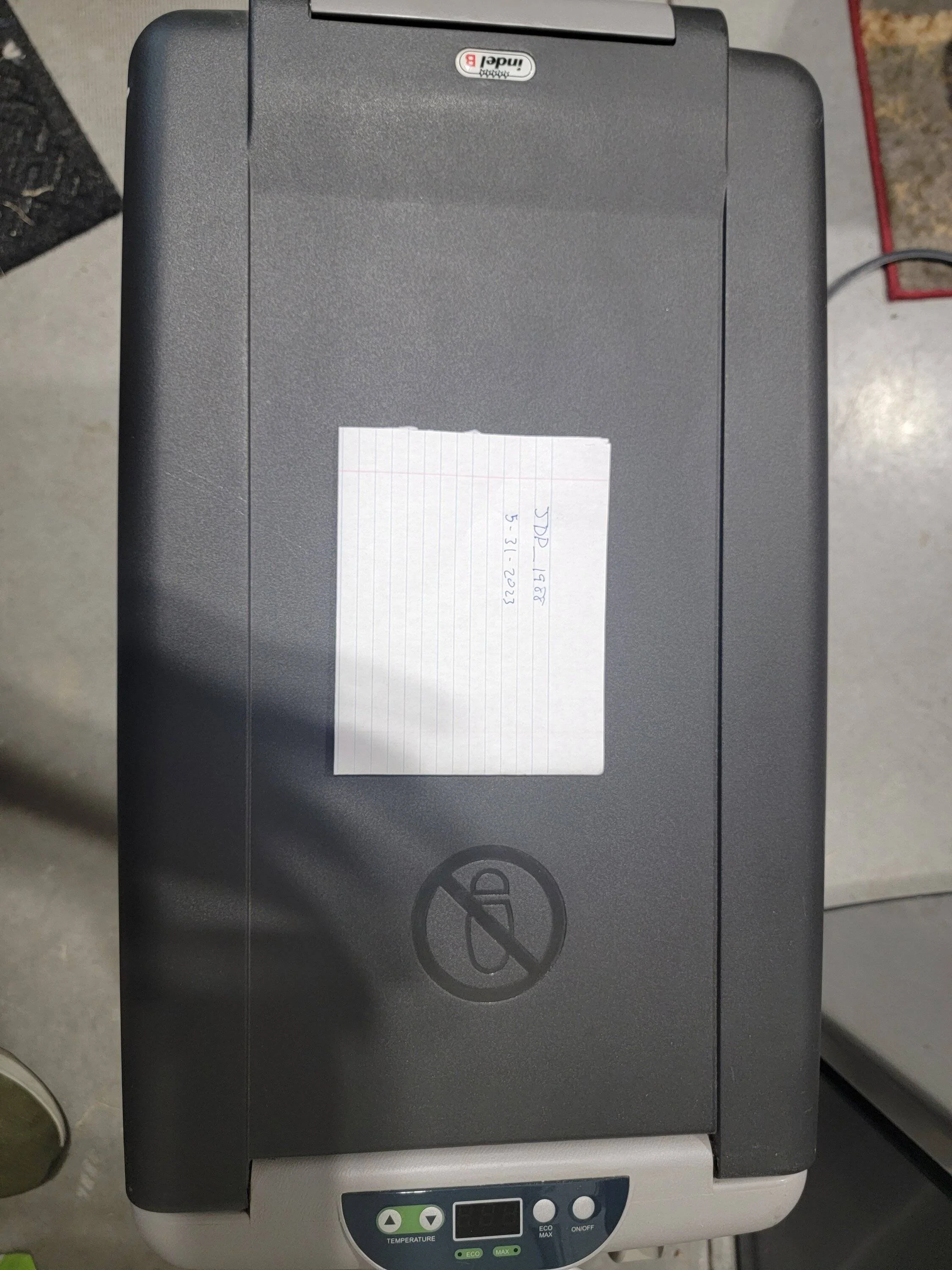 Jeep Gladiator Indel-B TB51A 12V fridge/freezer 20230531_164106