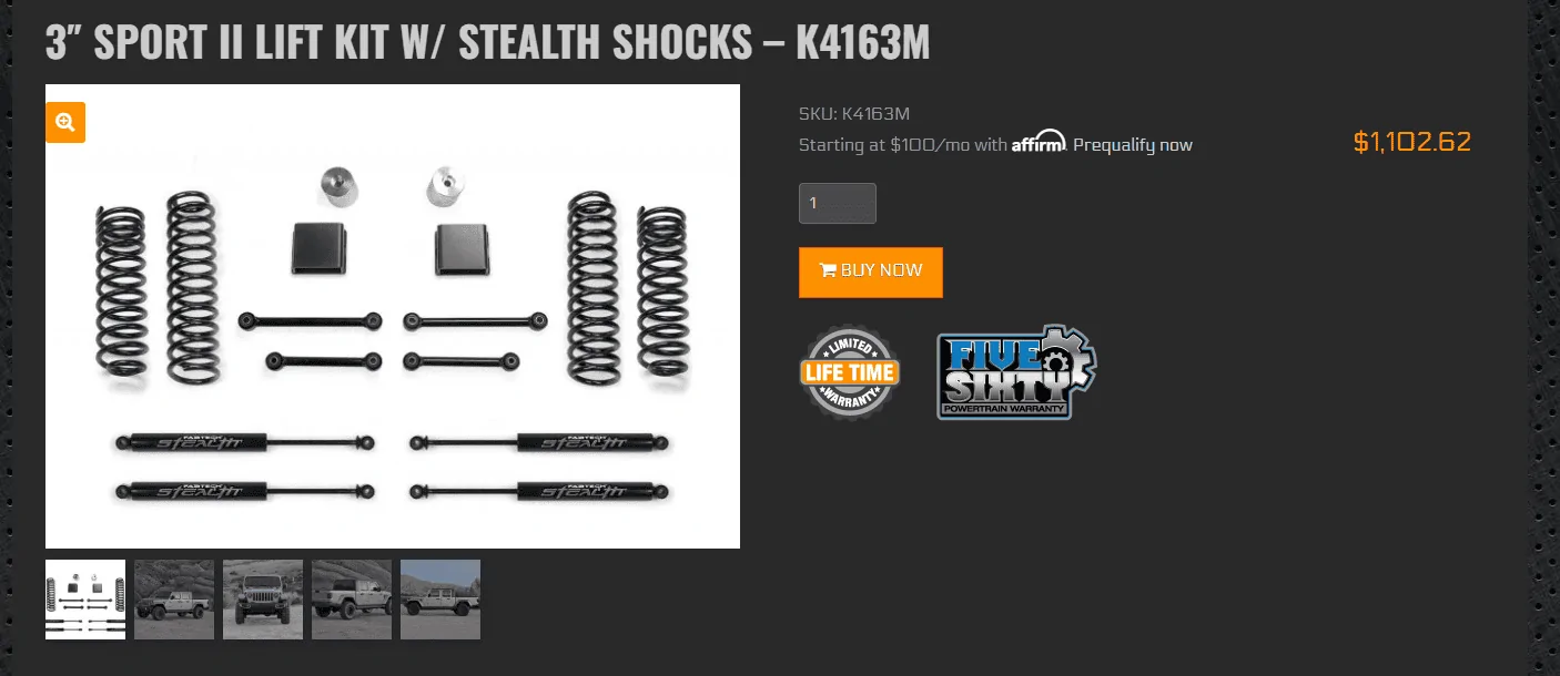Jeep Gladiator Which lift kit do I buy? 1685719289590