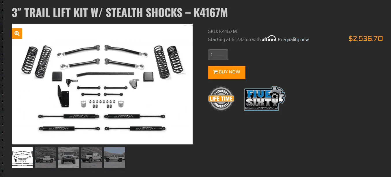 Jeep Gladiator Which lift kit do I buy? 1685719391056