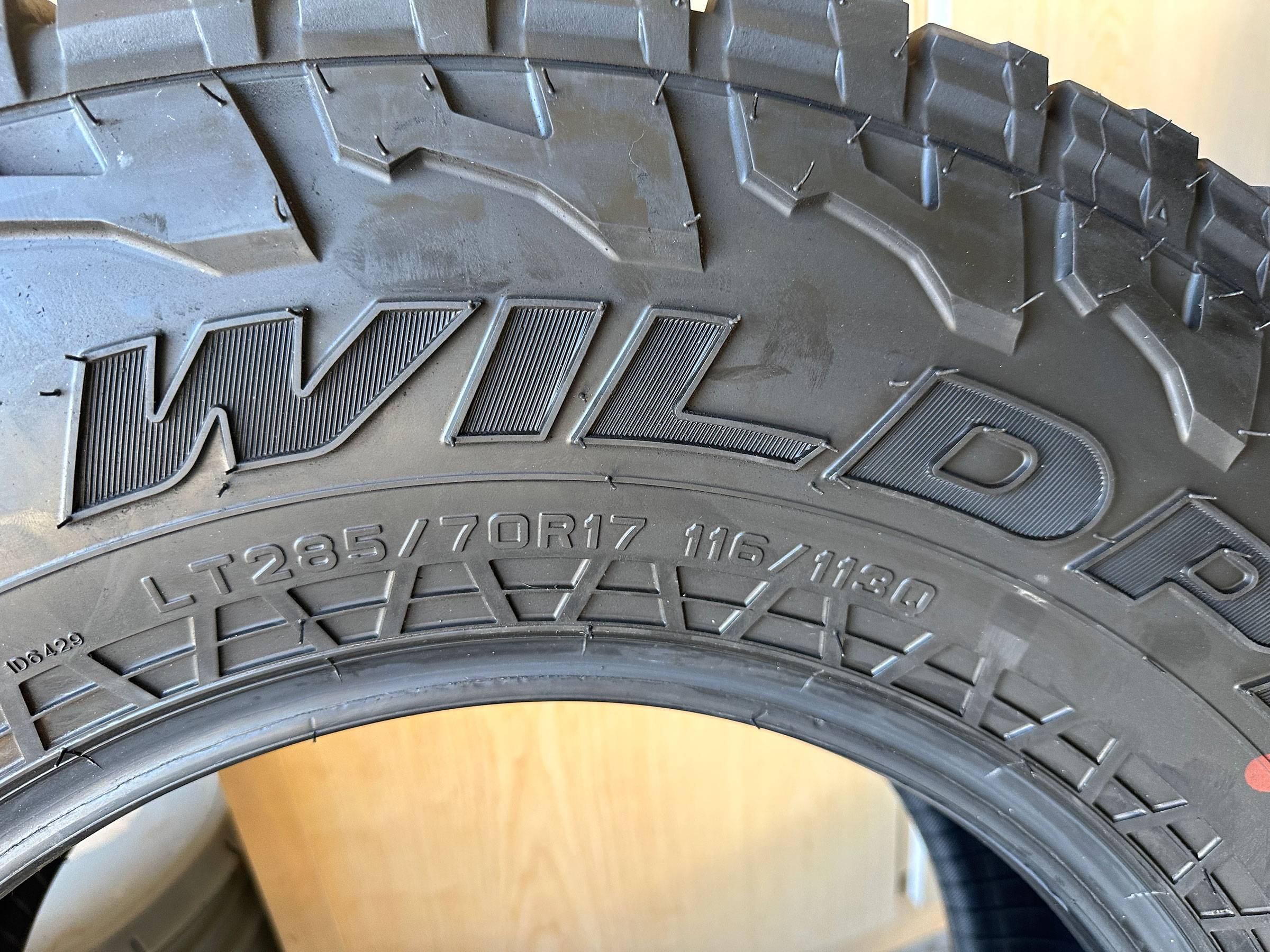 Jeep Gladiator 5 Falken Wildpeak AT3W Tires 285/70R17 New Take-Offs 004