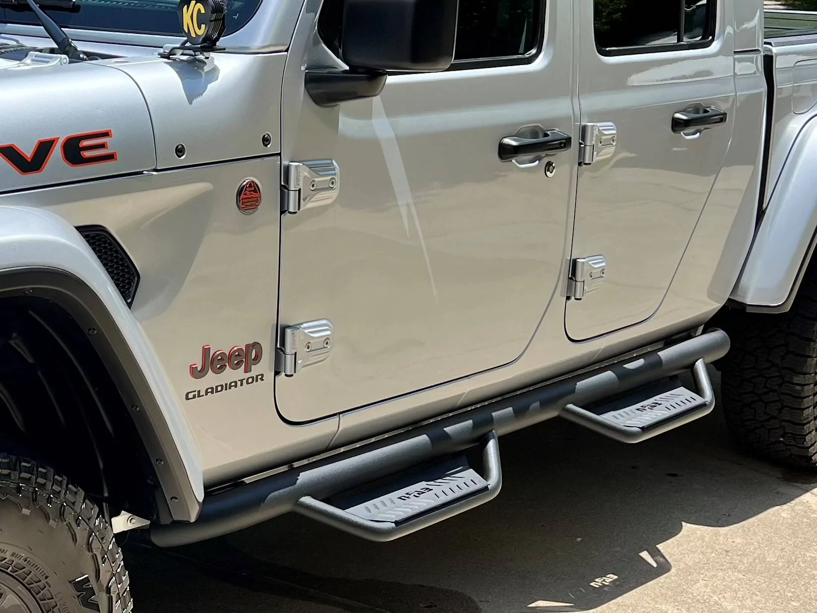 Jeep Gladiator N-Fab Podium Nerf Side Step Bars, Fits all 2020-2023 Jeep Gladiator JT models. $380 nfa