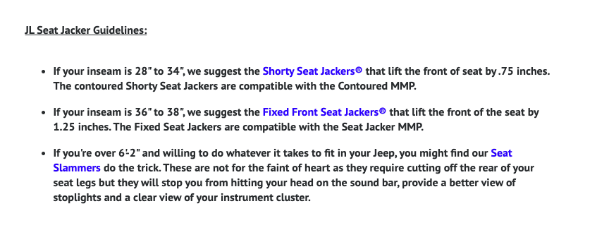 Jeep Gladiator JEEP SEATS - UGG! Screenshot 2023-06-05 at 11.07.39 AM