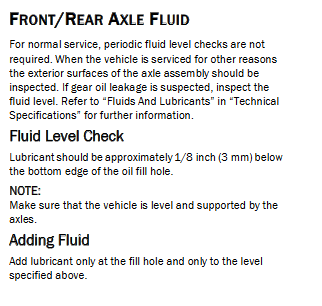 Jeep Gladiator Need to change diff fluid 1686065147423