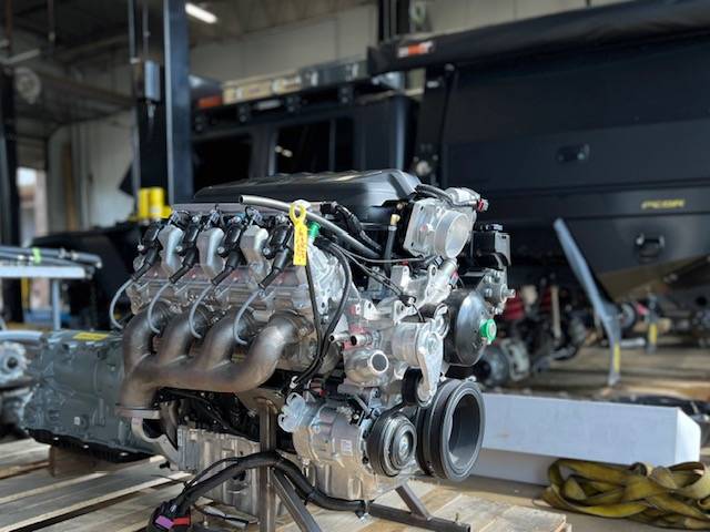 Jeep Gladiator Bruiser Conversions LX3 6.6L being installed in Odin IMG_1368