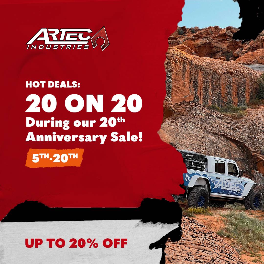 Jeep Gladiator Artec Industries 20th anniversary sale on now- 6/20 MicrosoftTeams-image (35) (1)
