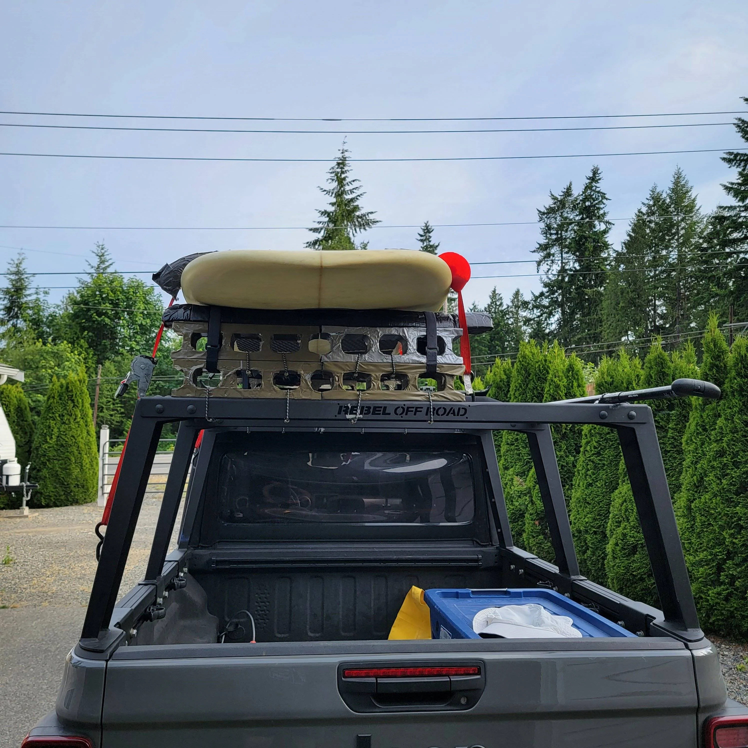 Jeep Gladiator Canoe Rack for a Rebel Off Road XPLOR Rack? 20230608_183759
