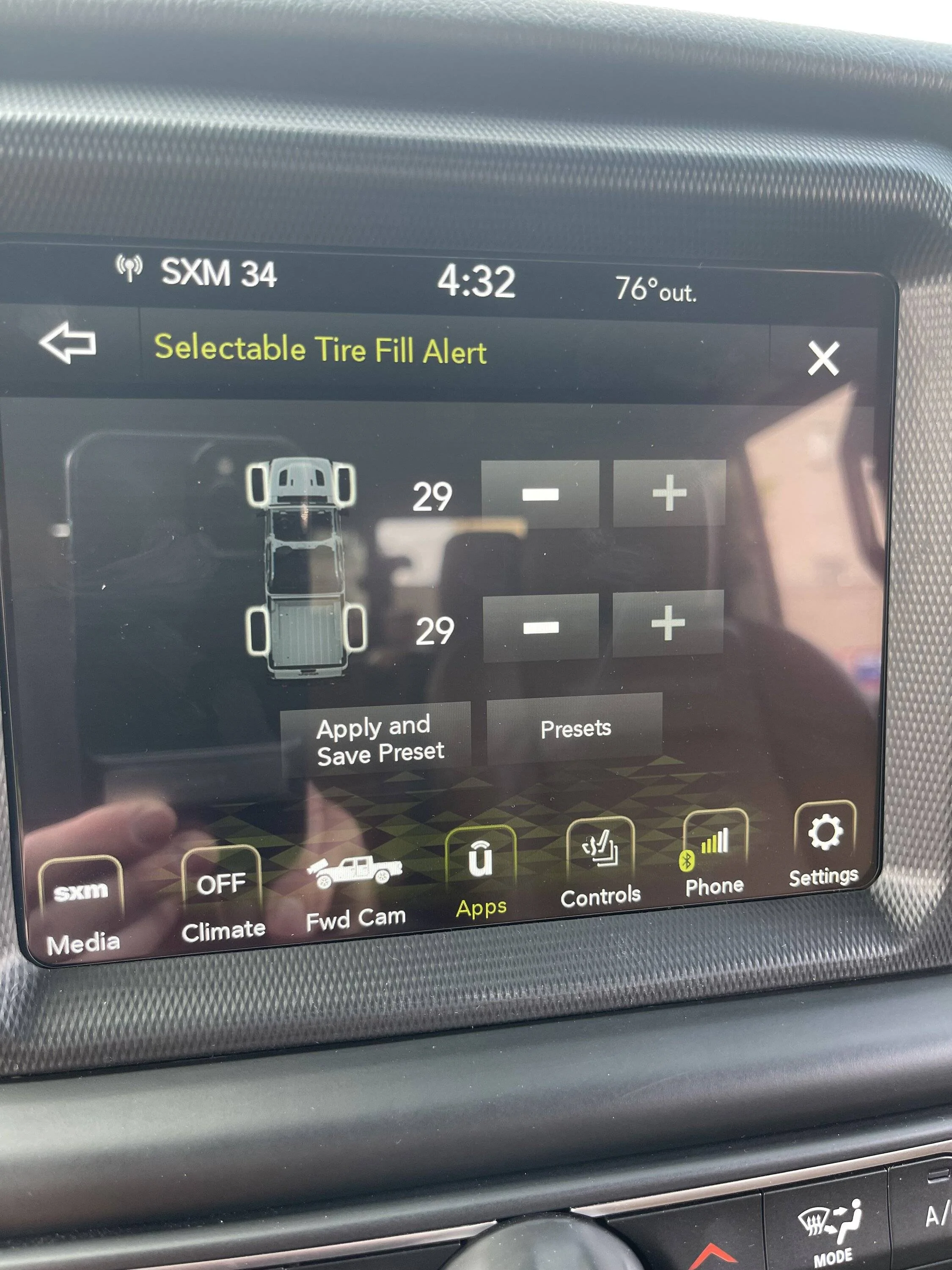 Jeep Gladiator Selectable Tire Fill - Will not increase IMG_0458