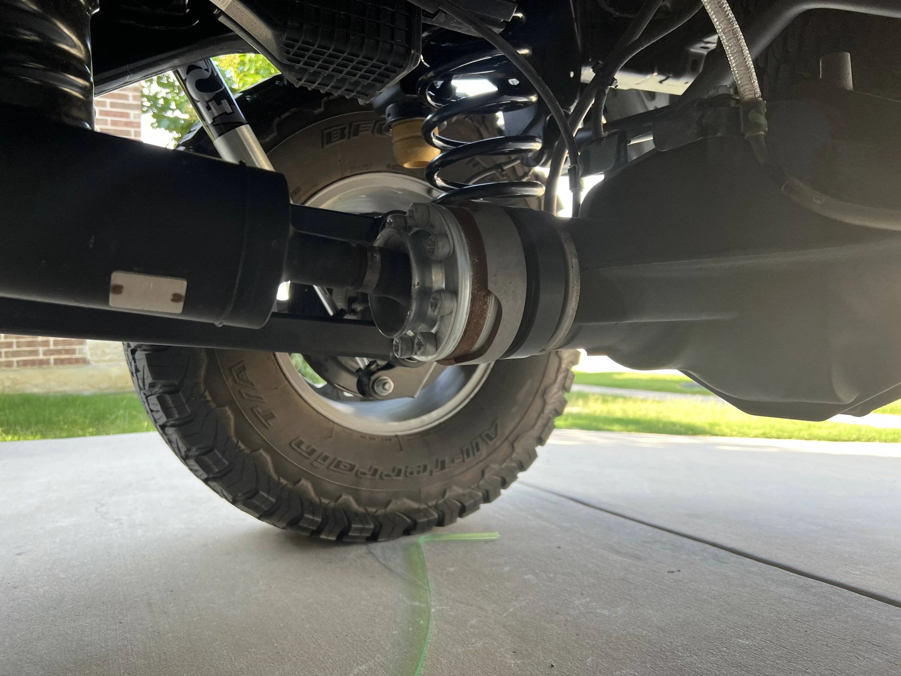 Jeep Gladiator Rear pinion angle IMG_1229