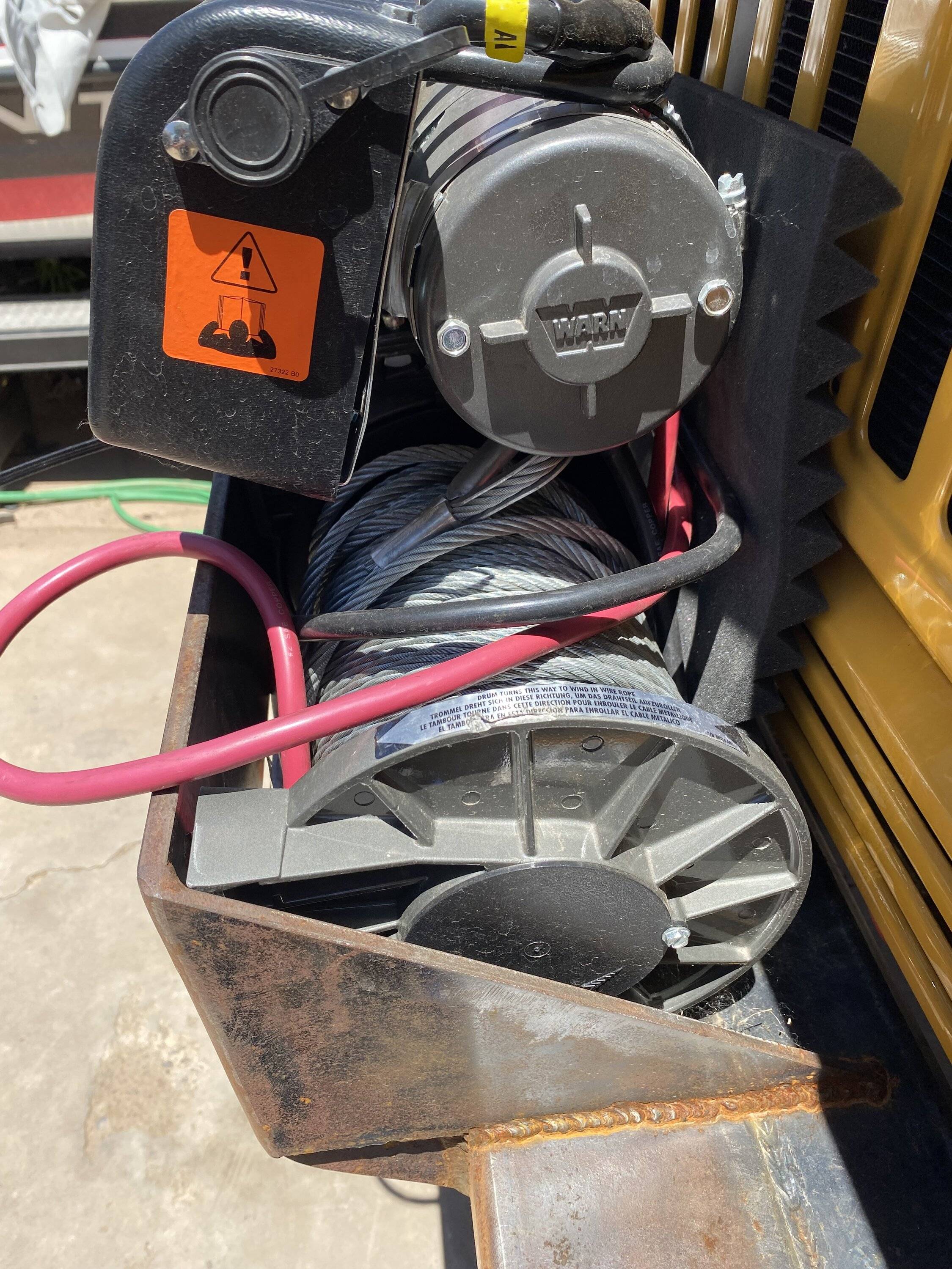 Jeep Gladiator Warn M8274 Winch IMG_8346